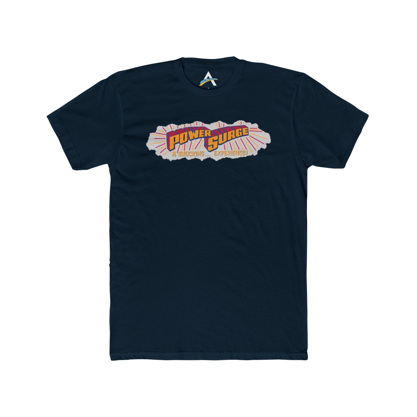 Power Surge Water Ride Retro Cotton Crew Tee