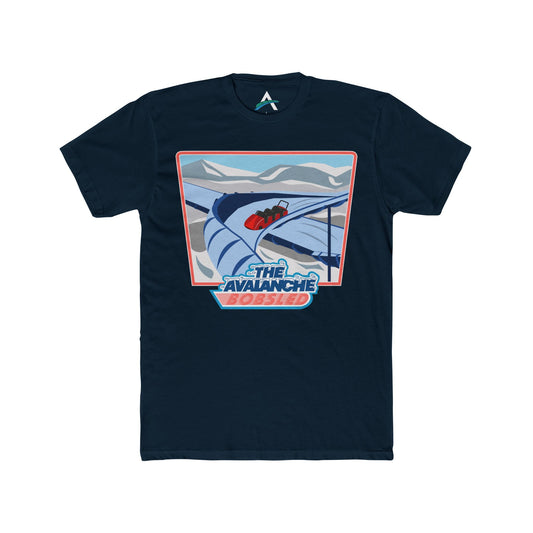Avalanche Bobsled Retro Cotton Crew Tee