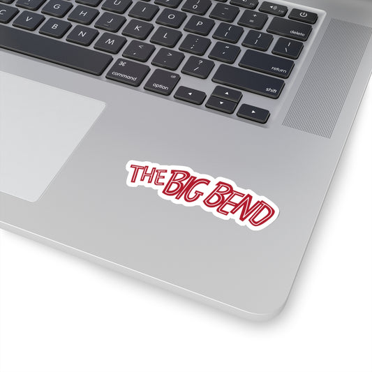 The Big Bend Roller Coaster Retro Sticker