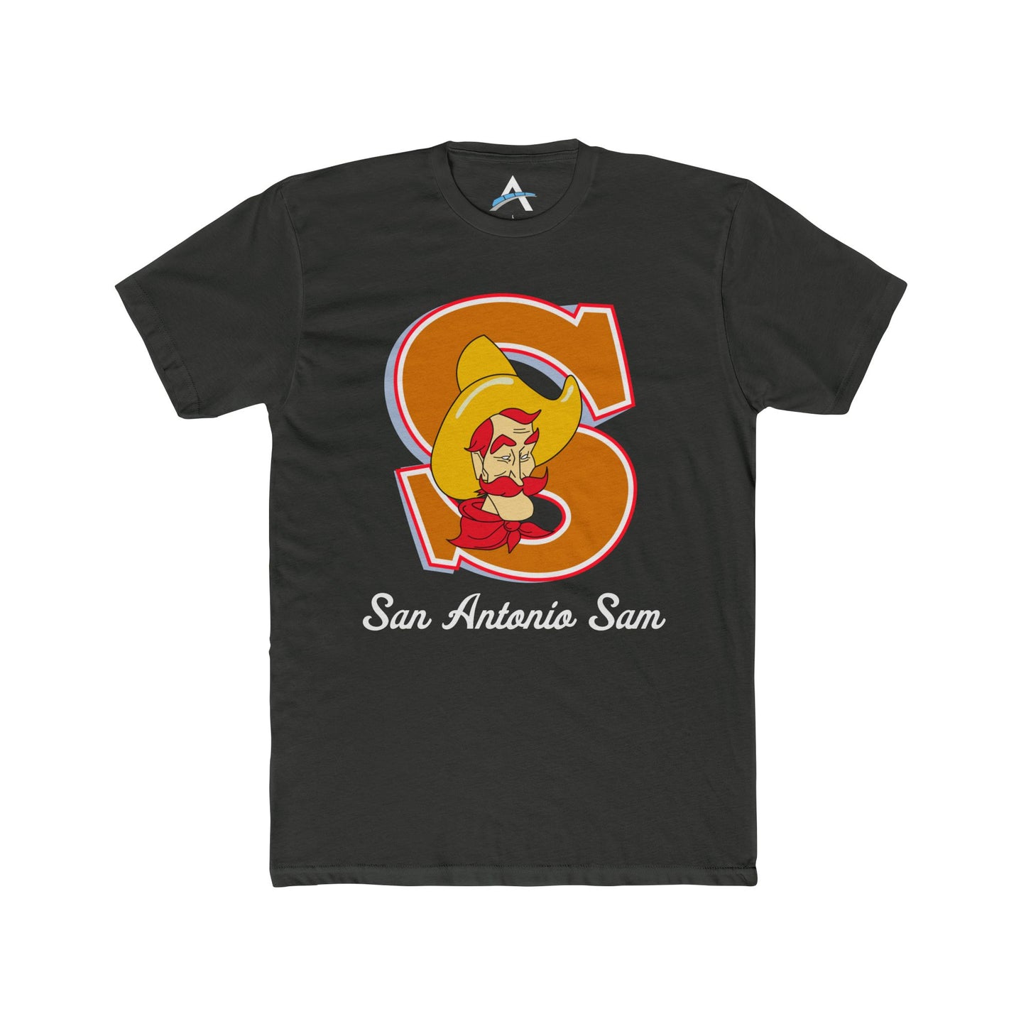 "San Antonio Sam" Retro Cotton Crew Tee