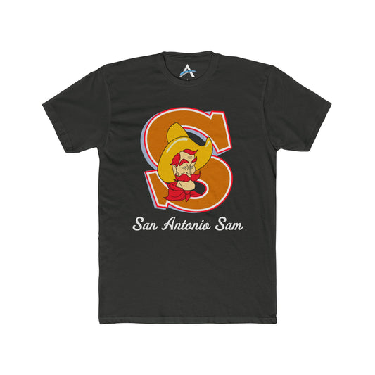 "San Antonio Sam" Retro Cotton Crew Tee