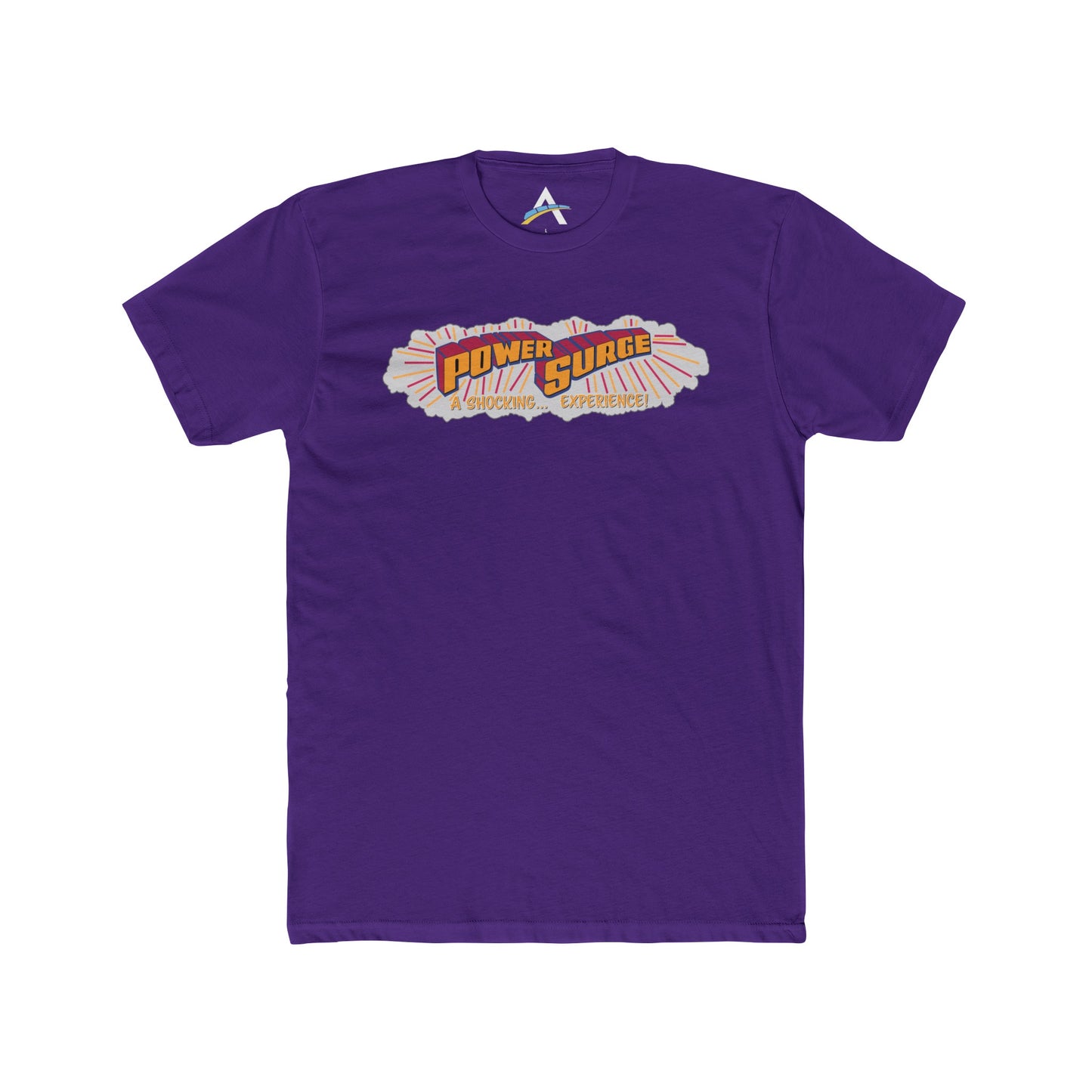 Power Surge Water Ride Retro Cotton Crew Tee
