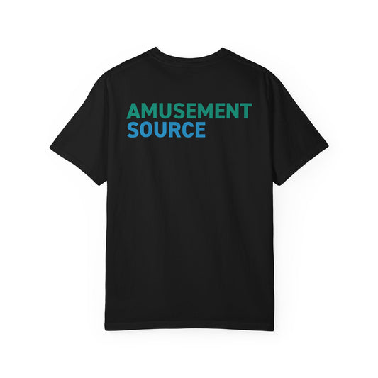 Amusement Source Front/Back Unisex Garment-Dyed T-Shirt