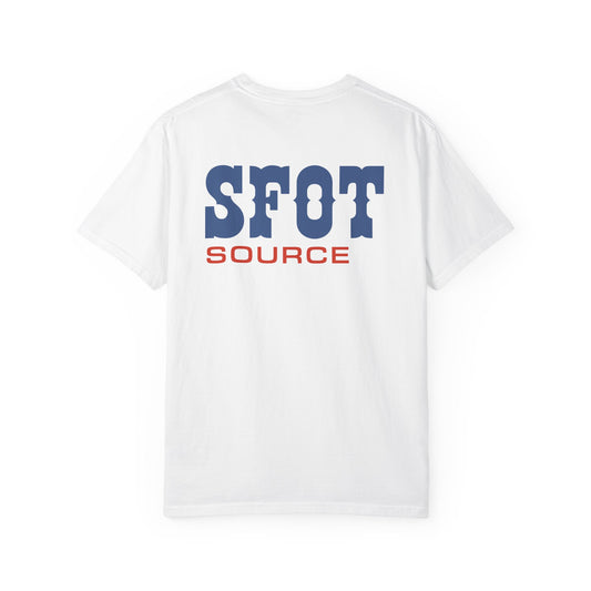 SFOT Source Front/Back Unisex Garment-Dyed T-Shirt