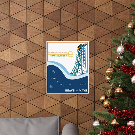 PowerSplash Boat Excursions Water Ride Poster