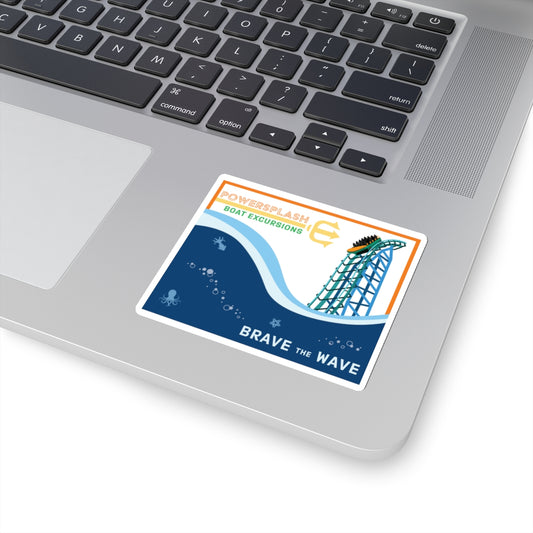 PowerSplash Boat Excursions Water Ride Sticker