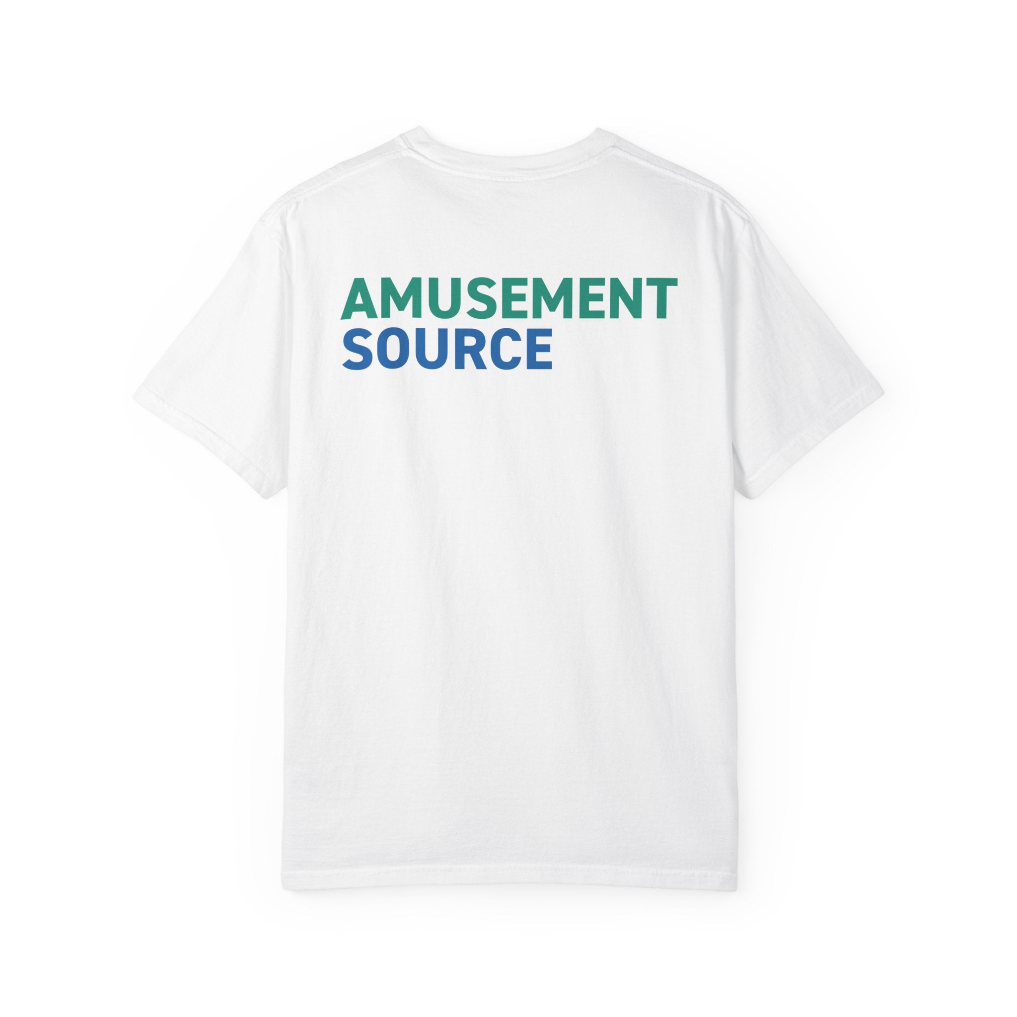 Amusement Source Front/Back Unisex Garment-Dyed T-Shirt