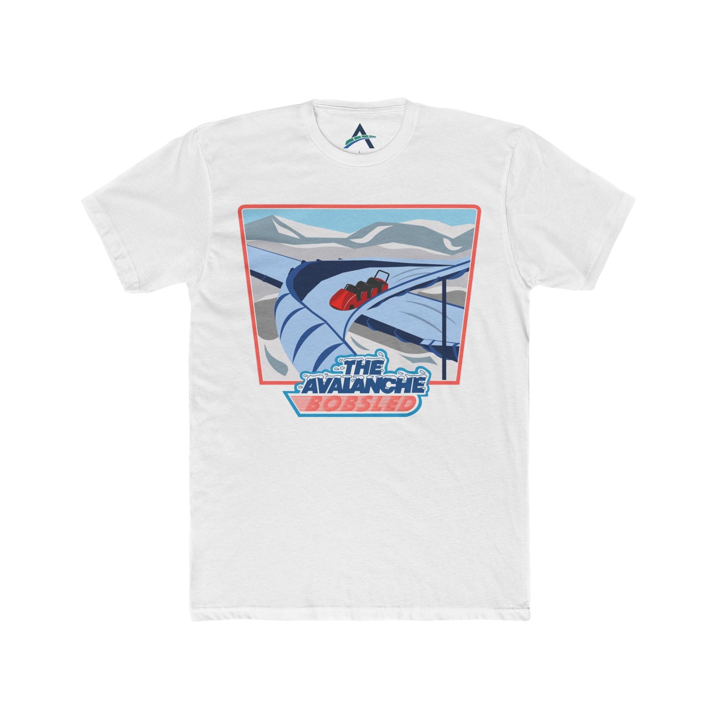 Avalanche Bobsled Retro Cotton Crew Tee