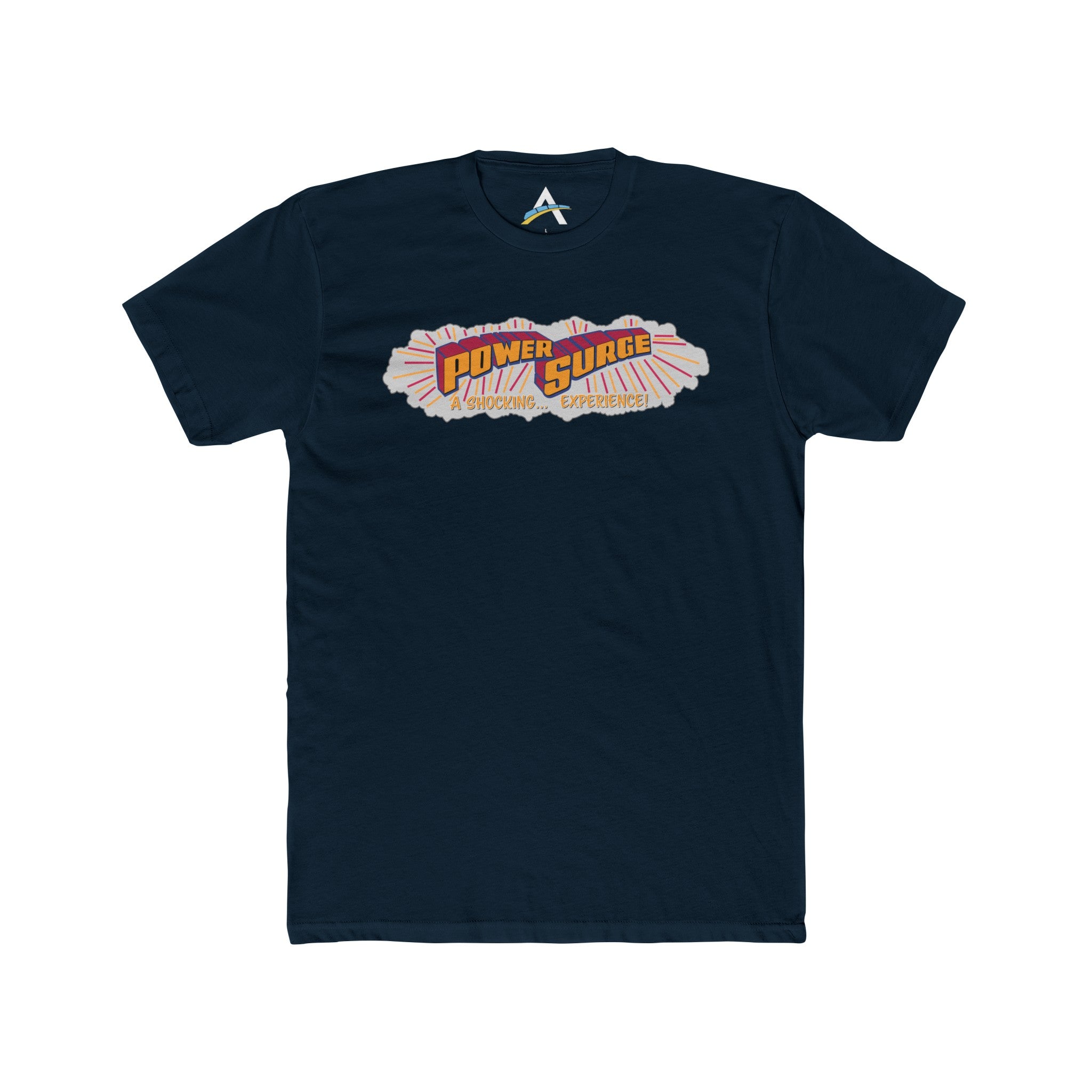 Power Surge Water Ride Retro Cotton Crew Tee