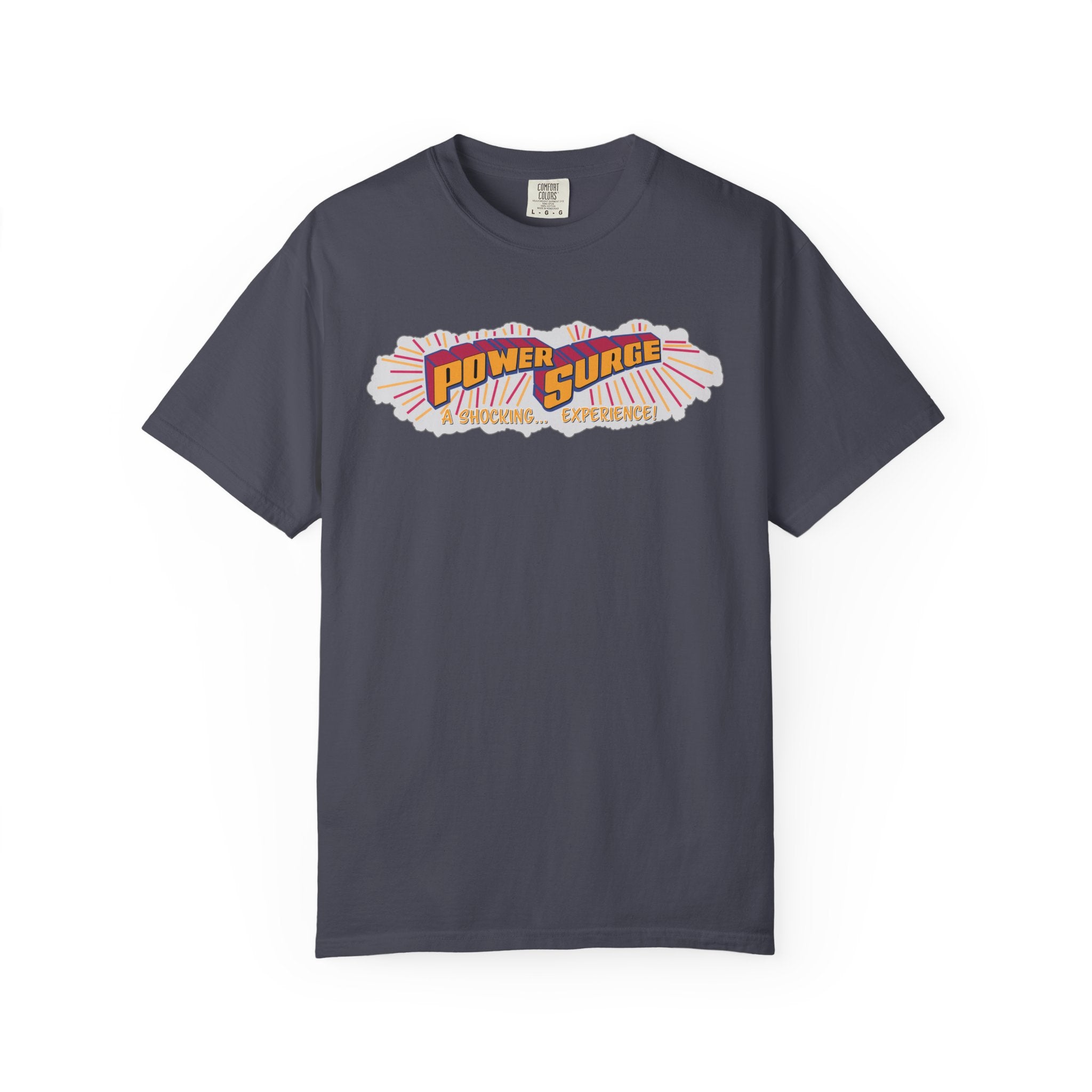 Power Surge Water Ride Retro Unisex Garment-Dyed T-Shirt