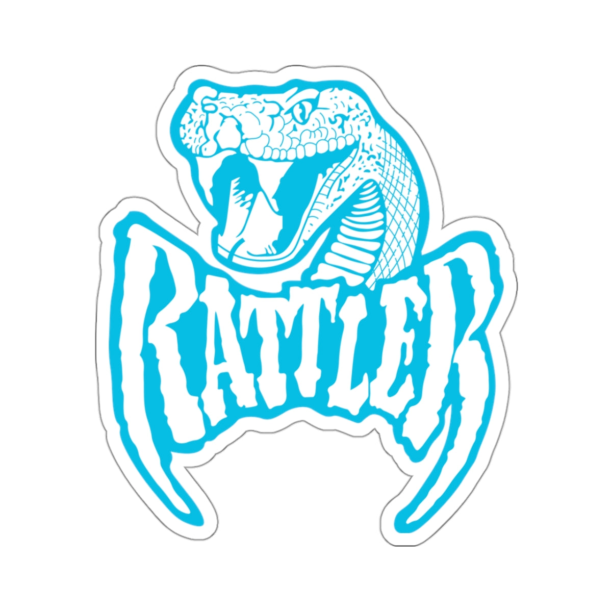 The Rattler Roller Coaster Retro Sticker