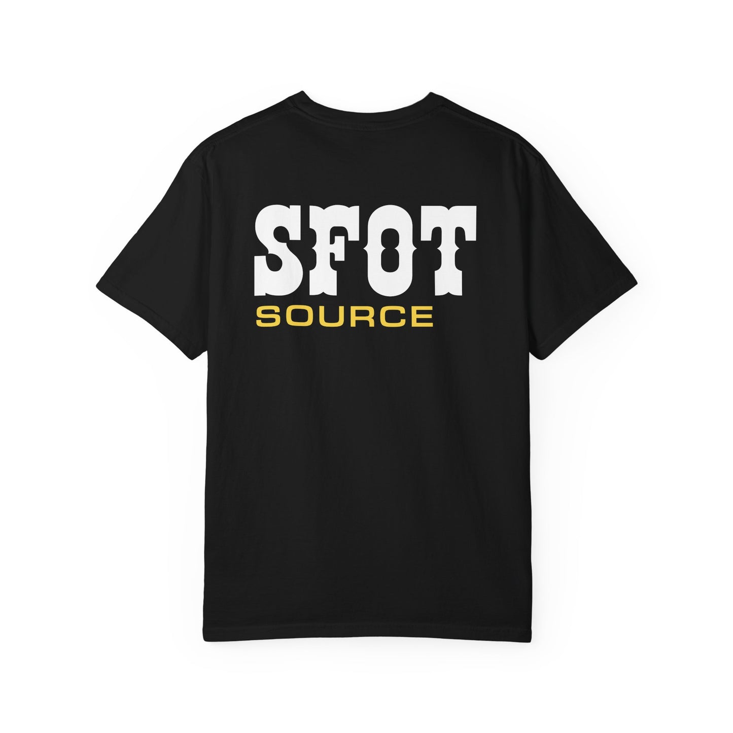 SFOT Source Front/Back Unisex Garment-Dyed T-Shirt