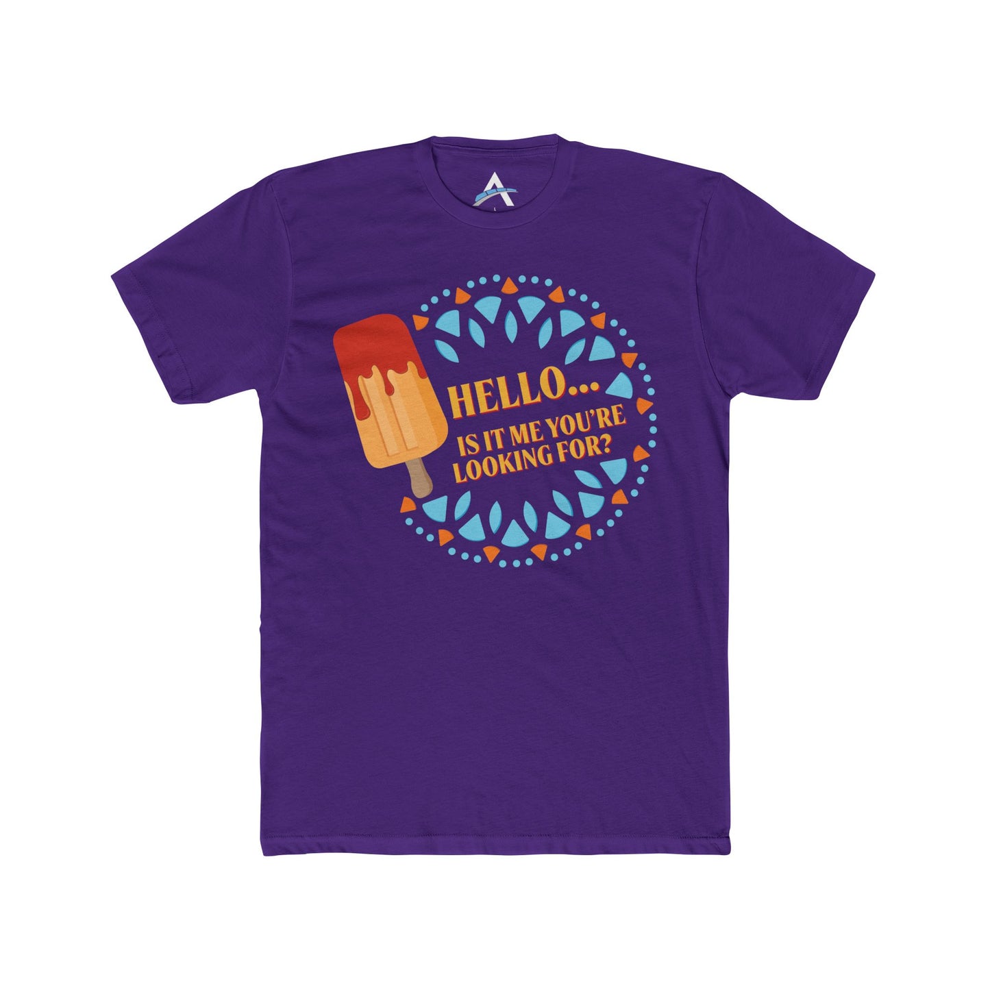 The Elusive Mango Pop Cotton Crew Tee