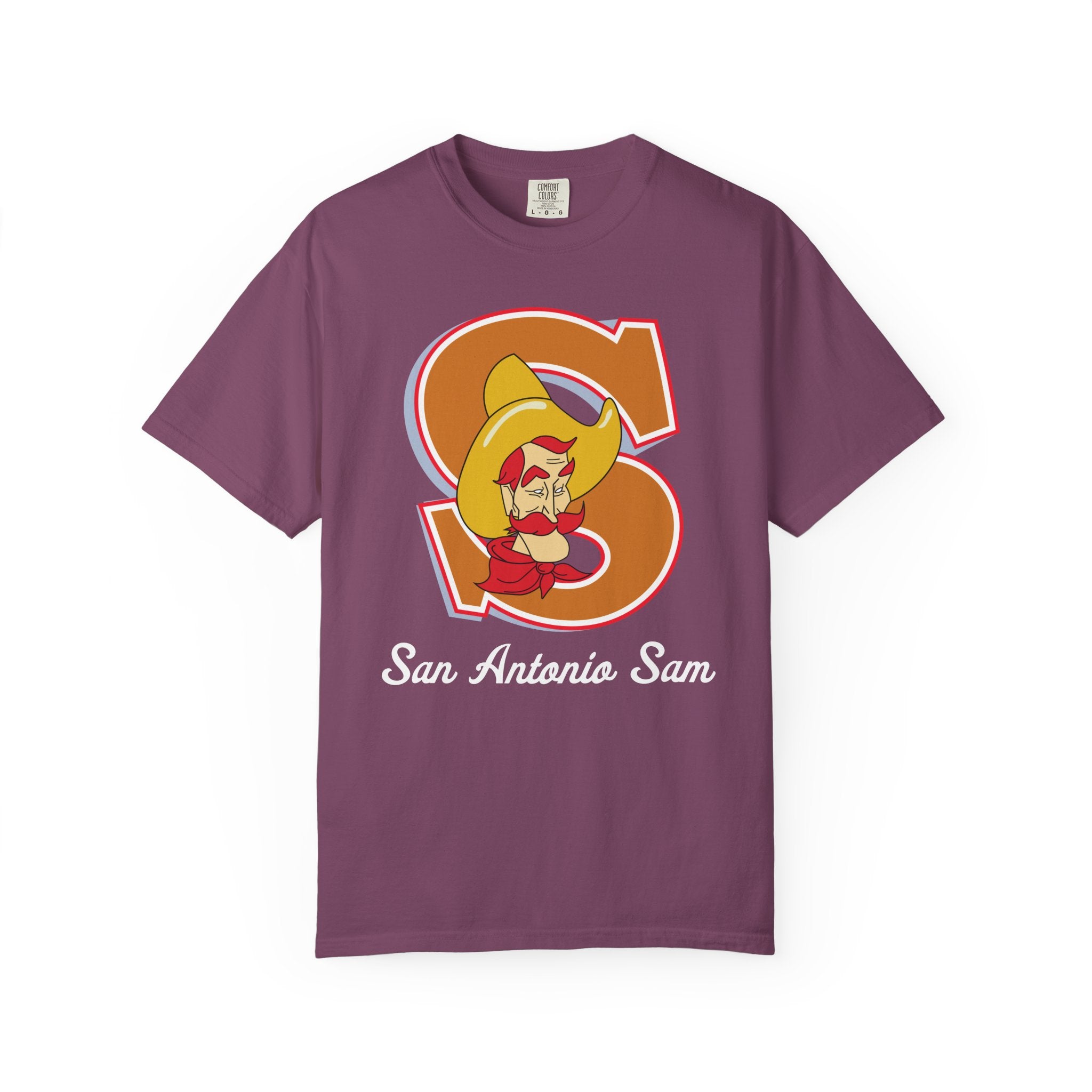 "San Antonio Sam" Retro Unisex Garment-Dyed T-Shirt