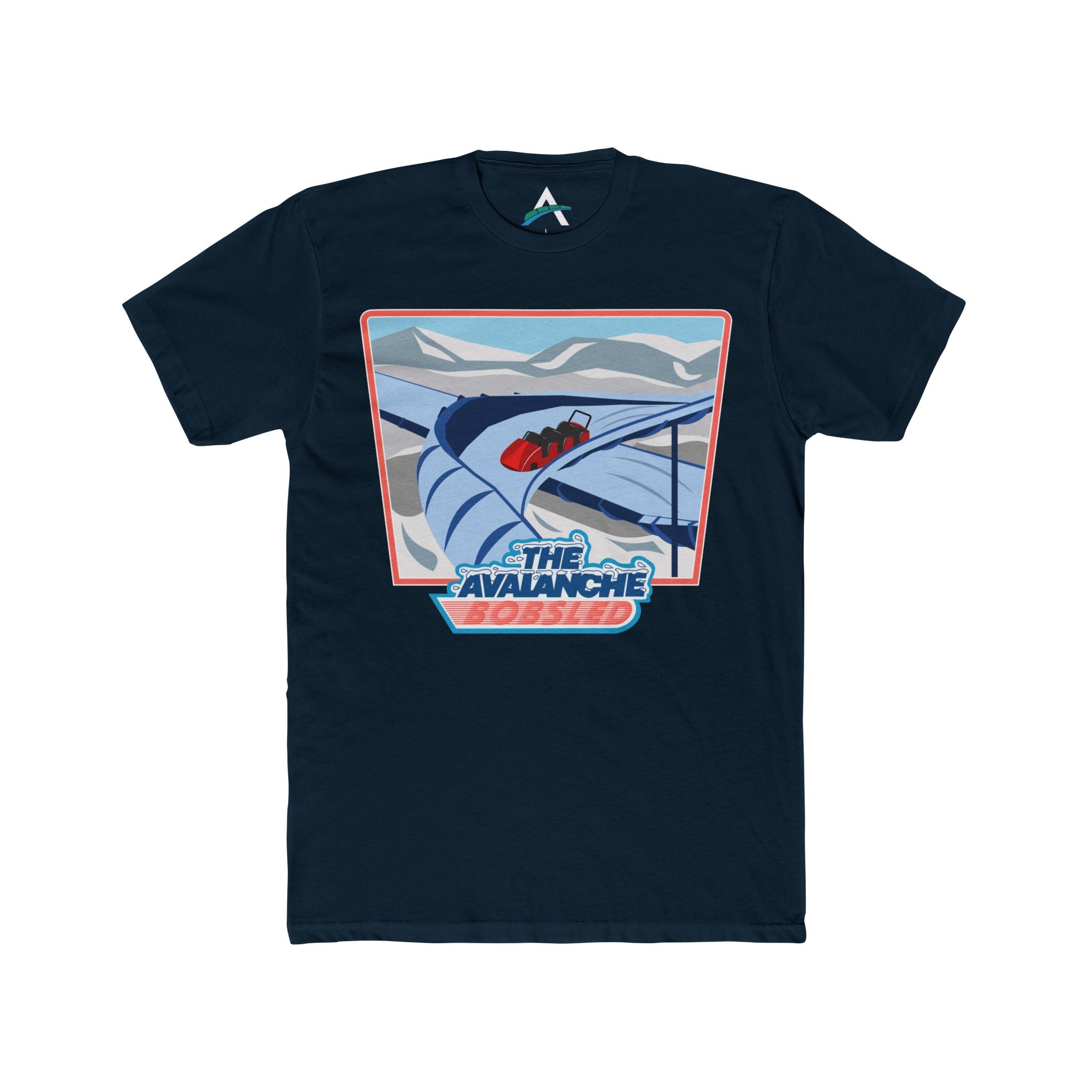 Avalanche Bobsled Retro Cotton Crew Tee
