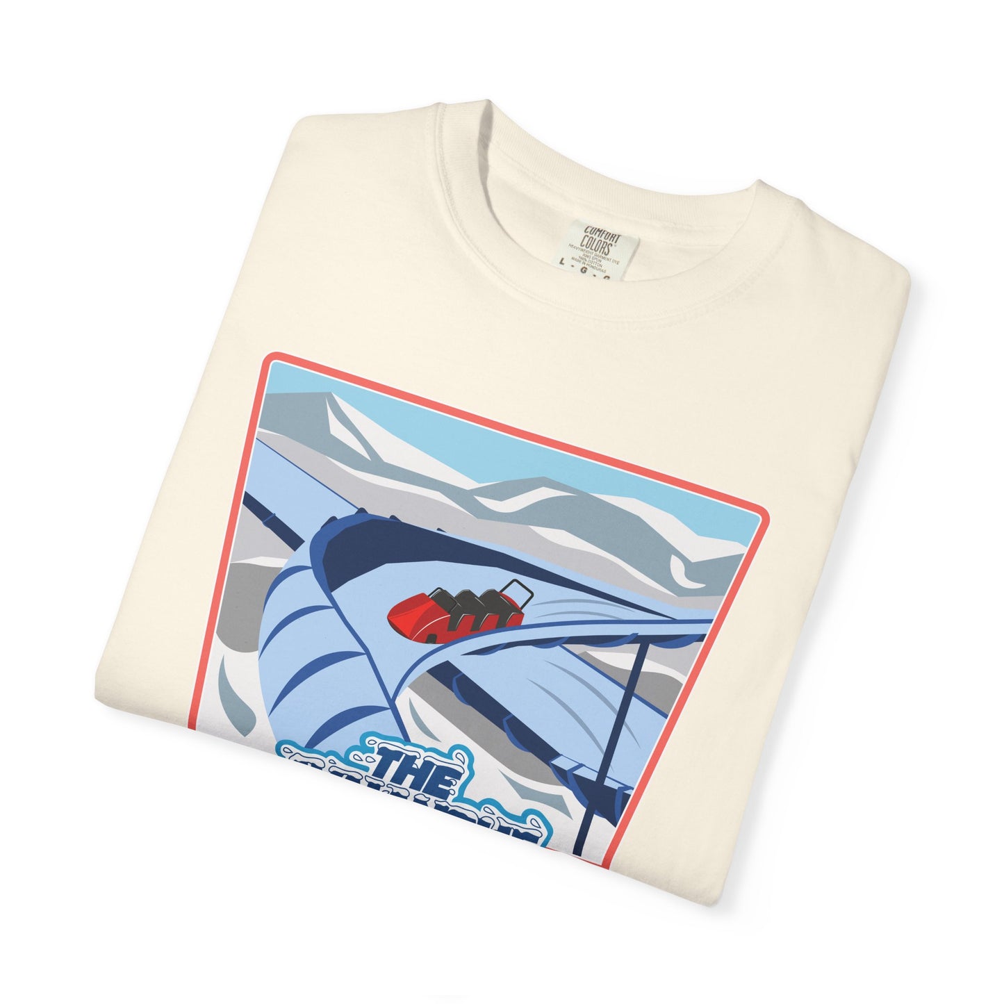 Avalanche Bobsled Retro Unisex Garment-Dyed T-Shirt