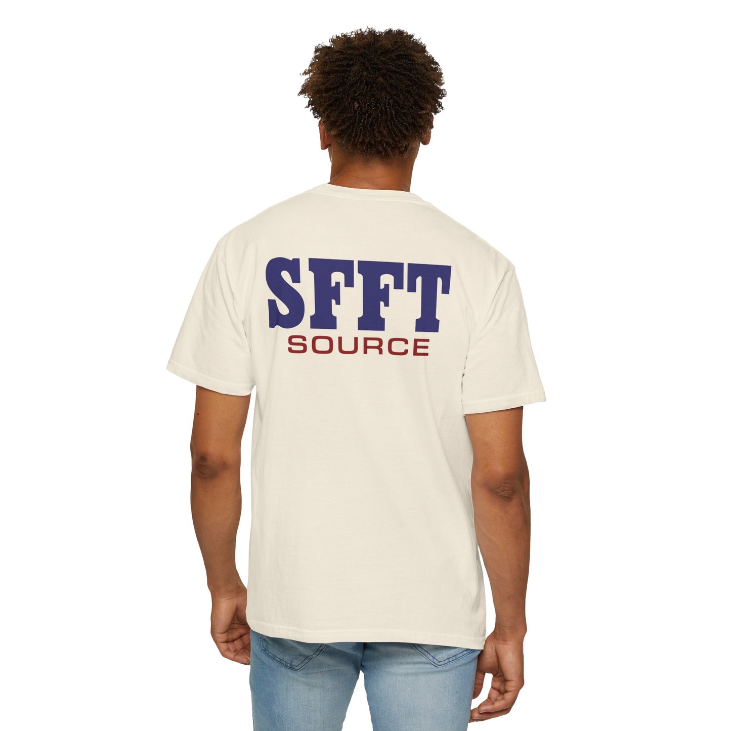 SFFT Source Front/Back Unisex Garment-Dyed T-Shirt
