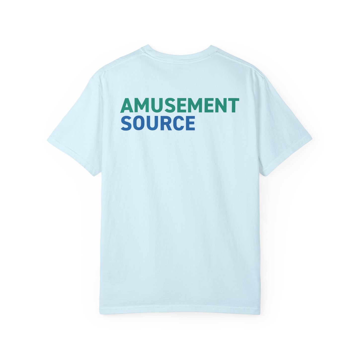 Amusement Source Front/Back Unisex Garment-Dyed T-Shirt