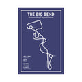 The Big Bend - Six Flags Over Texas Coaster Poster