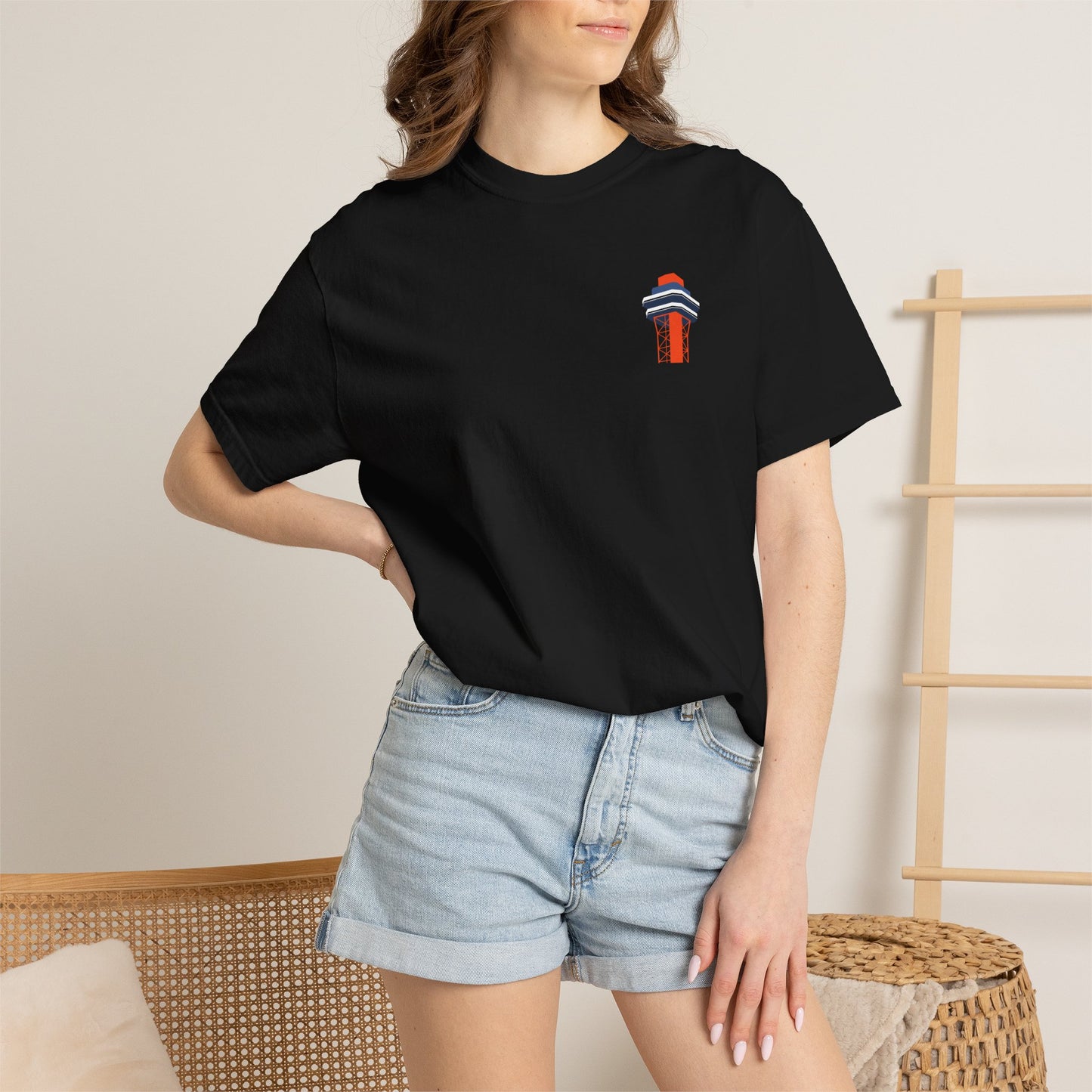 SFOT Source Front/Back Unisex Garment-Dyed T-Shirt