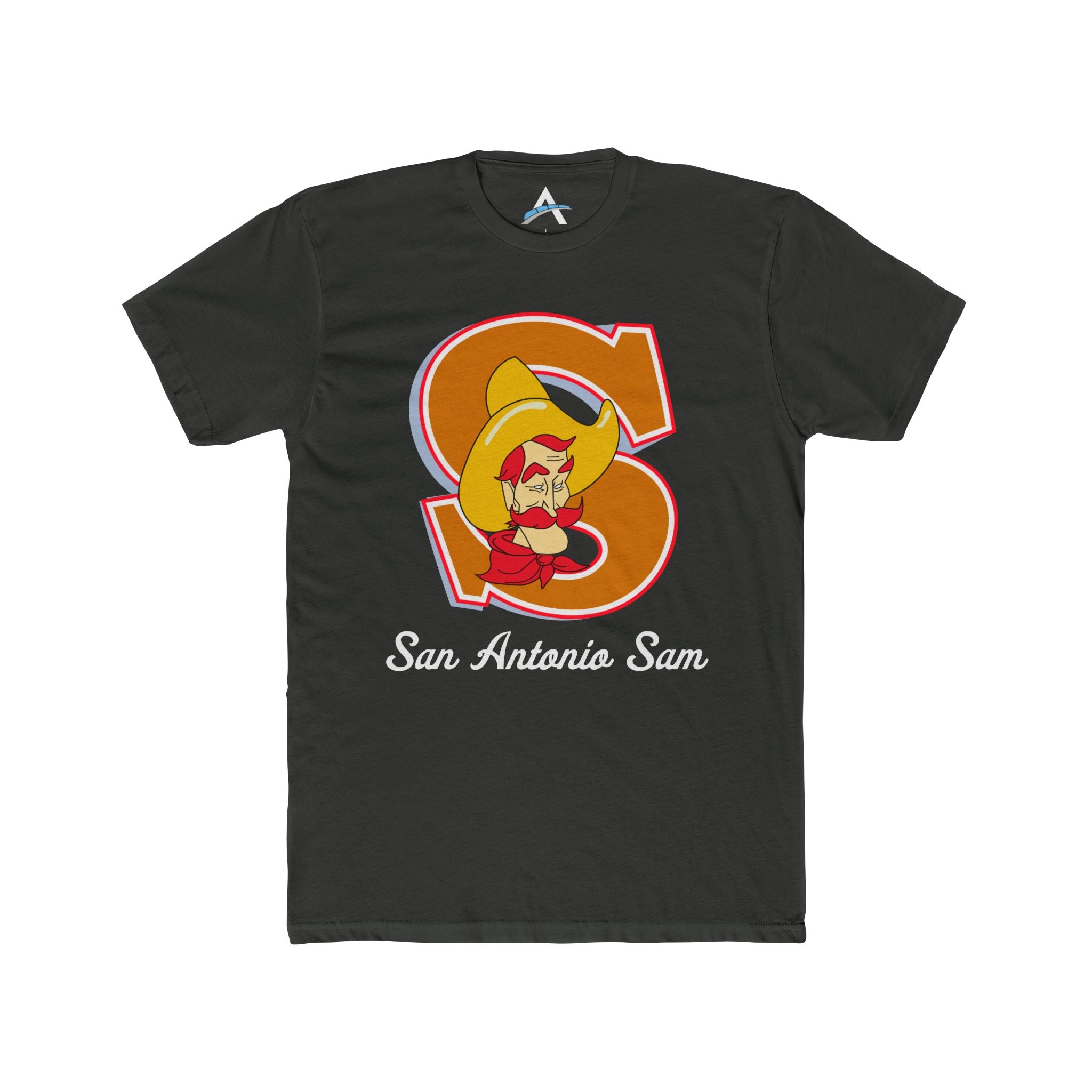 "San Antonio Sam" Retro Cotton Crew Tee