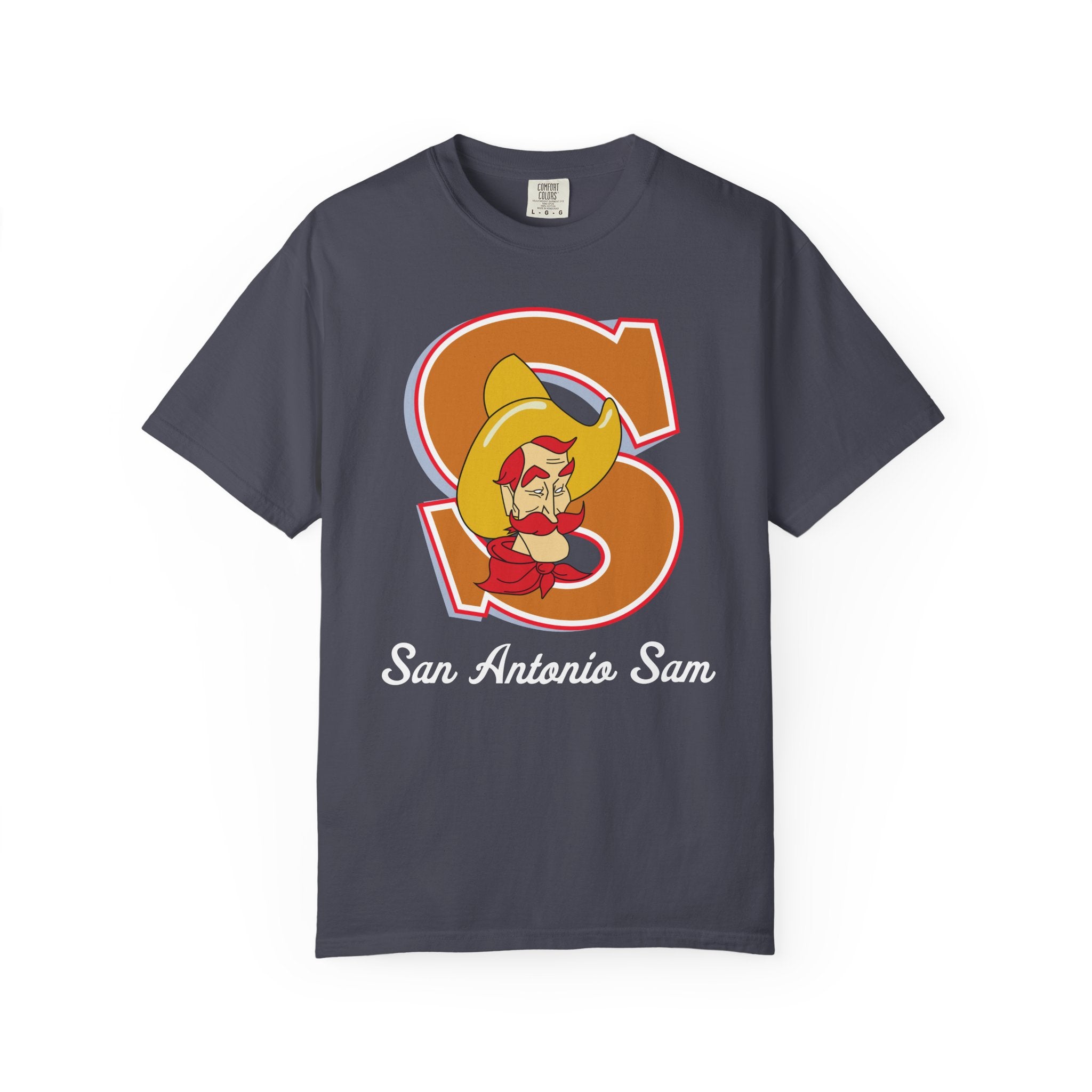 "San Antonio Sam" Retro Unisex Garment-Dyed T-Shirt