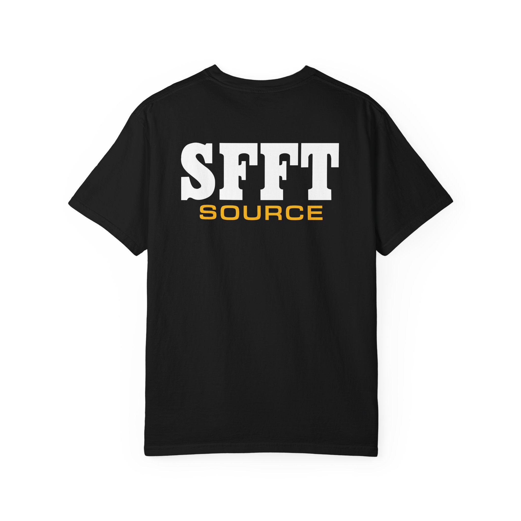 SFFT Source Front/Back Unisex Garment-Dyed T-Shirt