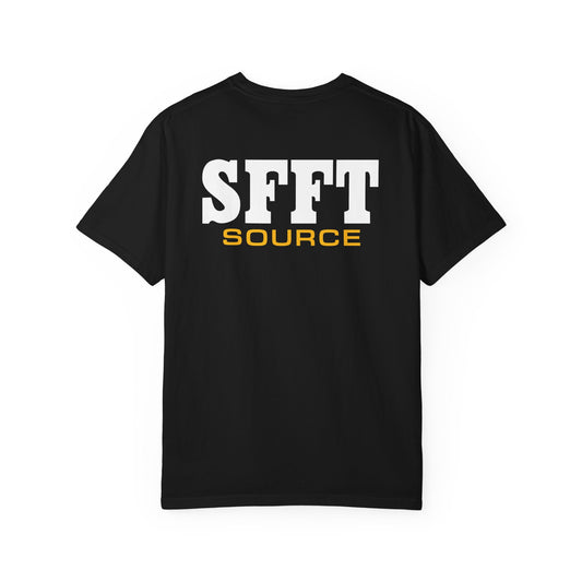 SFFT Source Front/Back Unisex Garment-Dyed T-Shirt