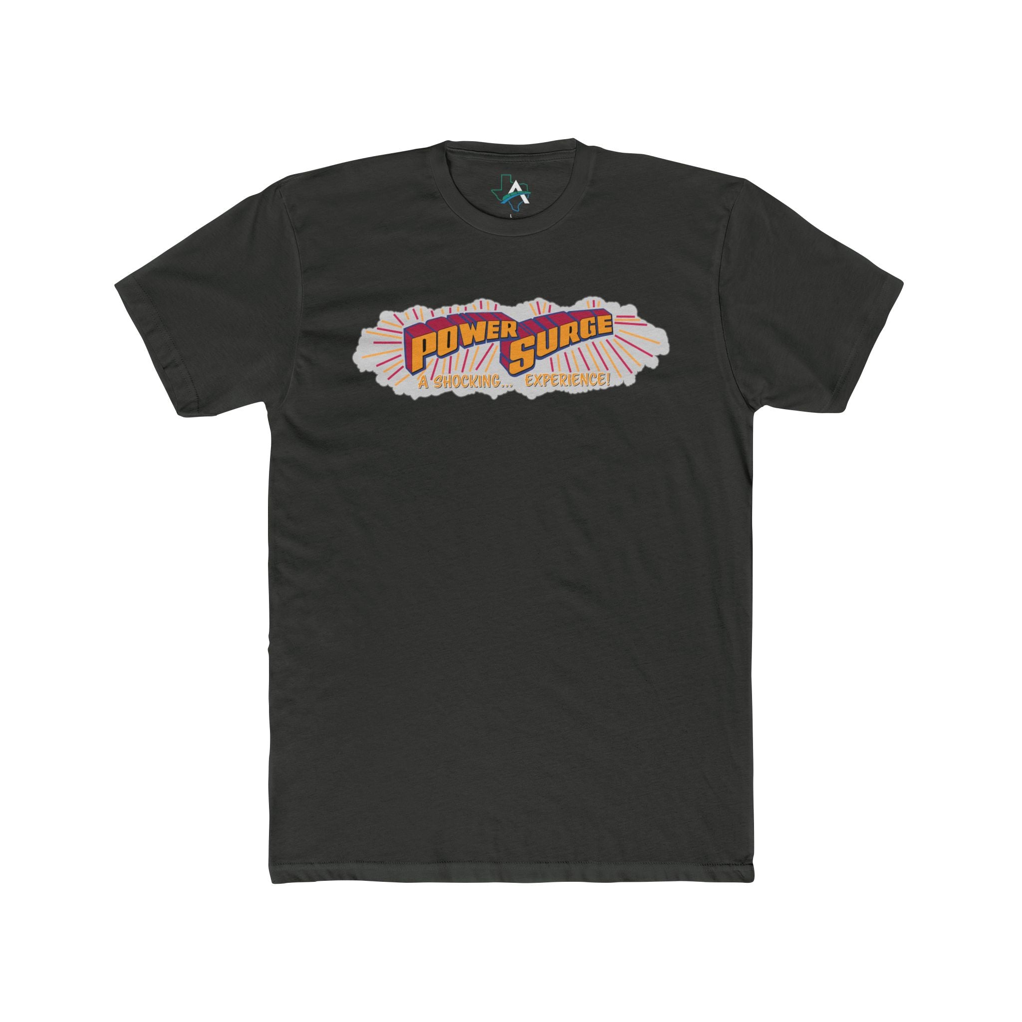 Power Surge Water Ride Retro Cotton Crew Tee