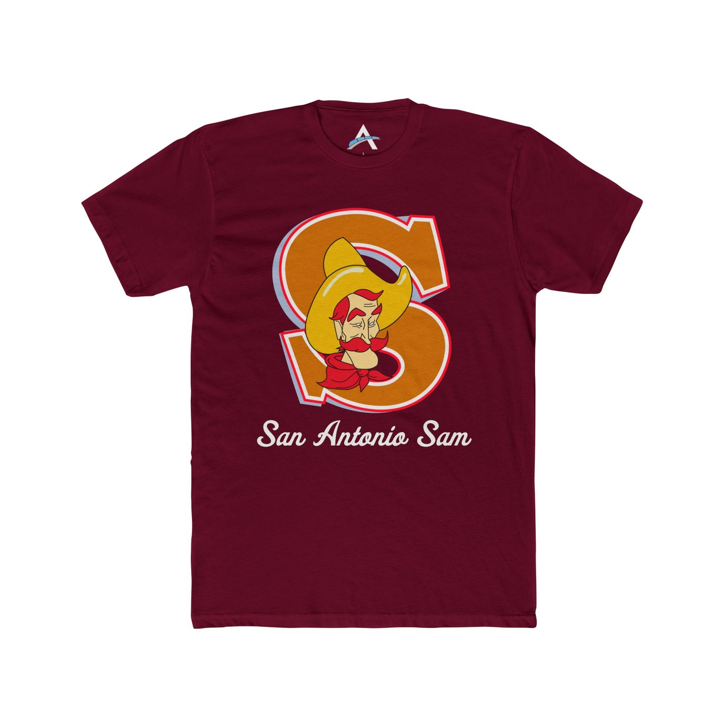 "San Antonio Sam" Retro Cotton Crew Tee
