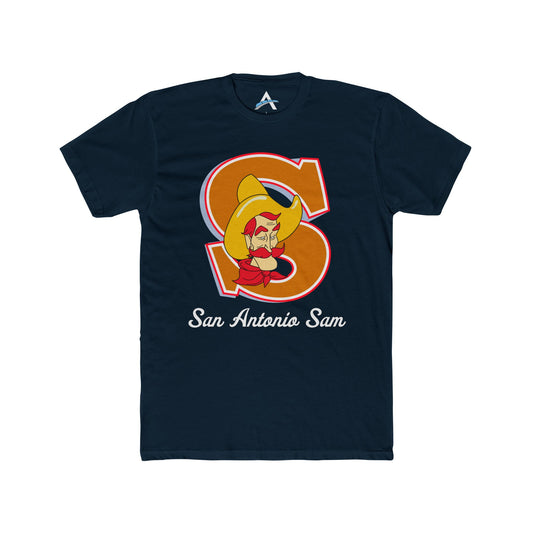 "San Antonio Sam" Retro Cotton Crew Tee