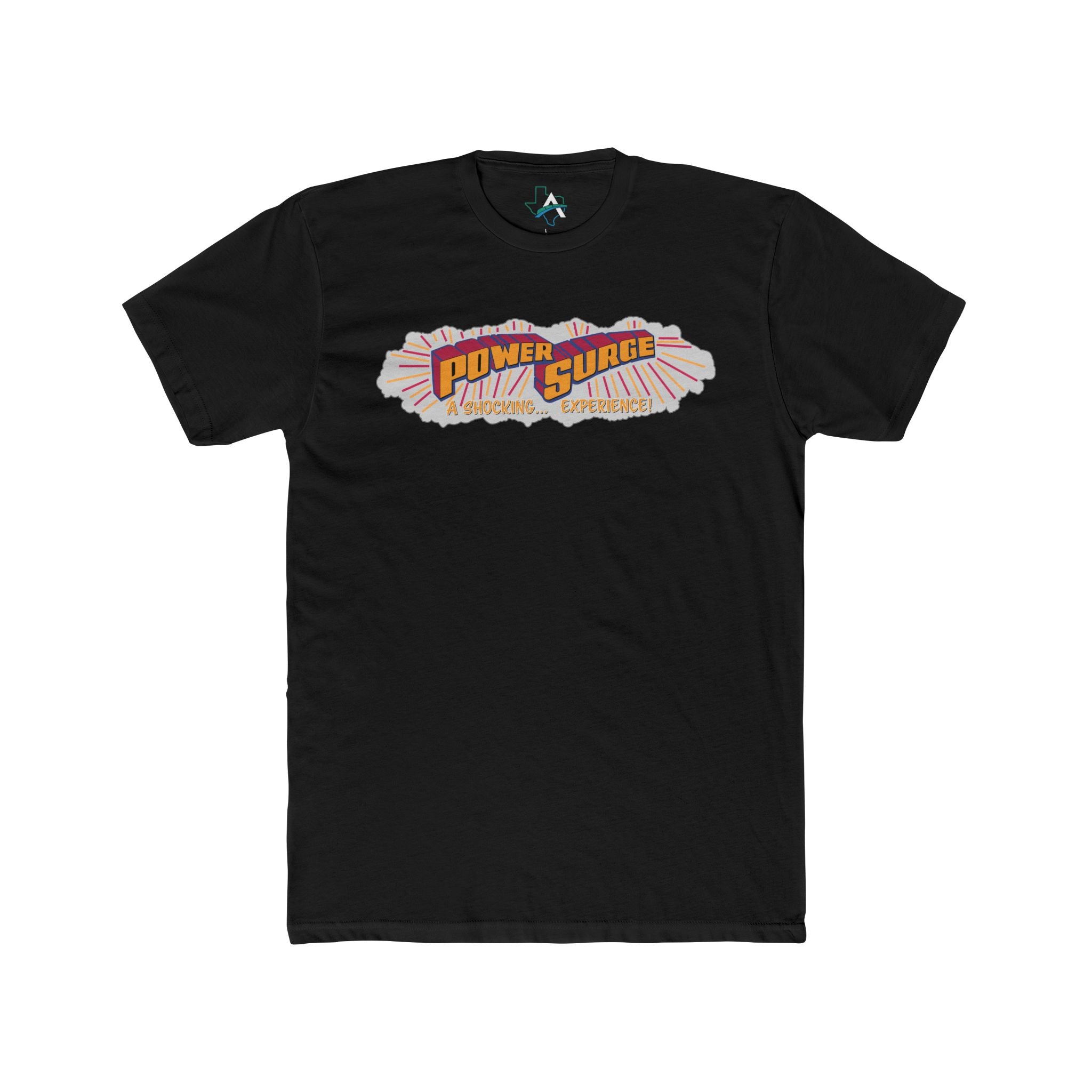 Power Surge Water Ride Retro Cotton Crew Tee