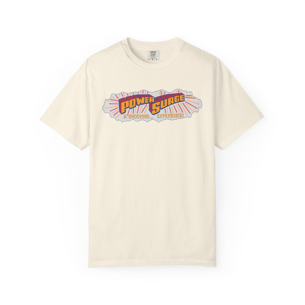Power Surge Water Ride Retro Unisex Garment-Dyed T-Shirt