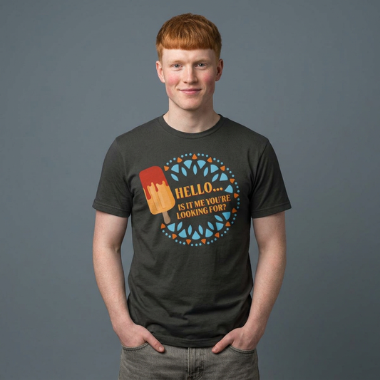 The Elusive Mango Pop Cotton Crew Tee