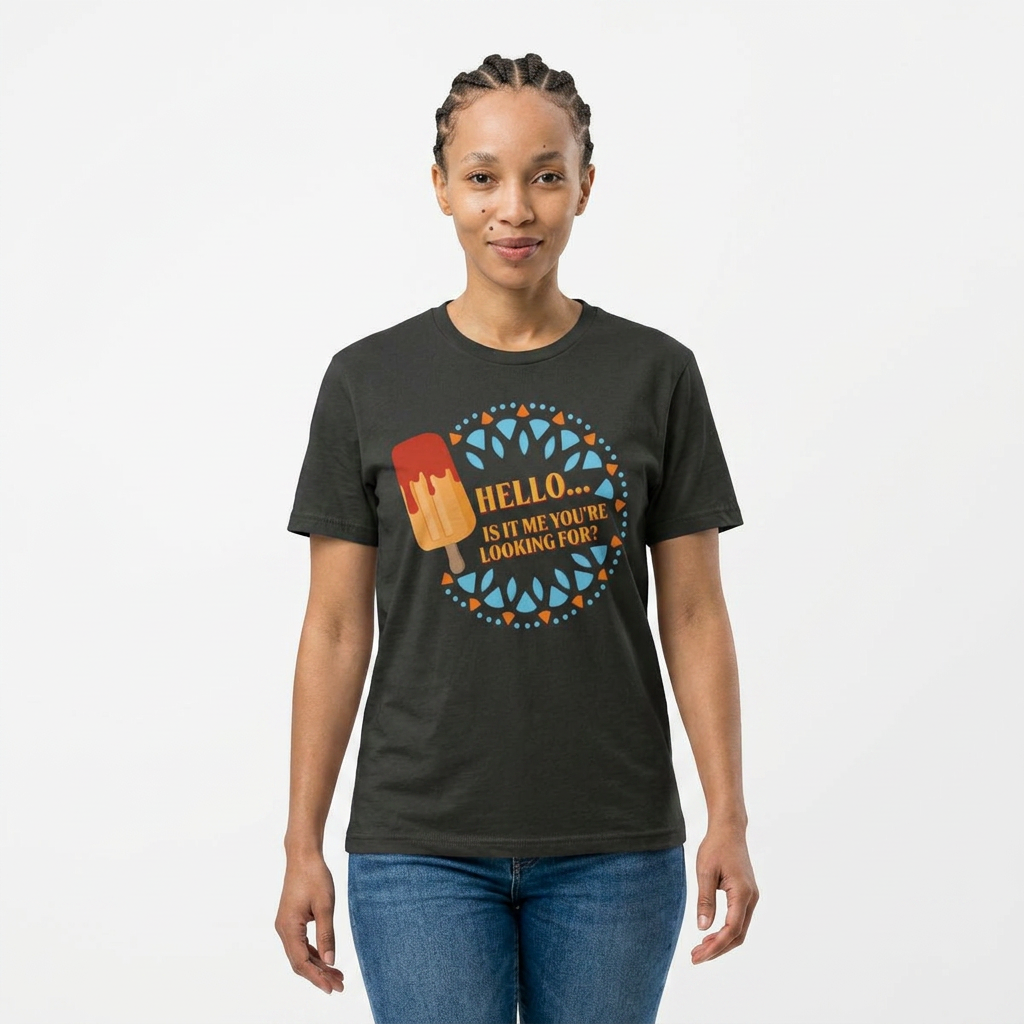 The Elusive Mango Pop Cotton Crew Tee