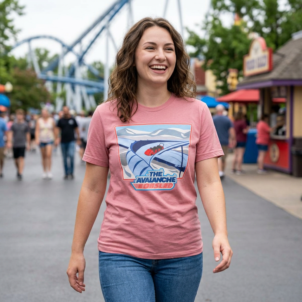 Avalanche Bobsled Retro Cotton Crew Tee