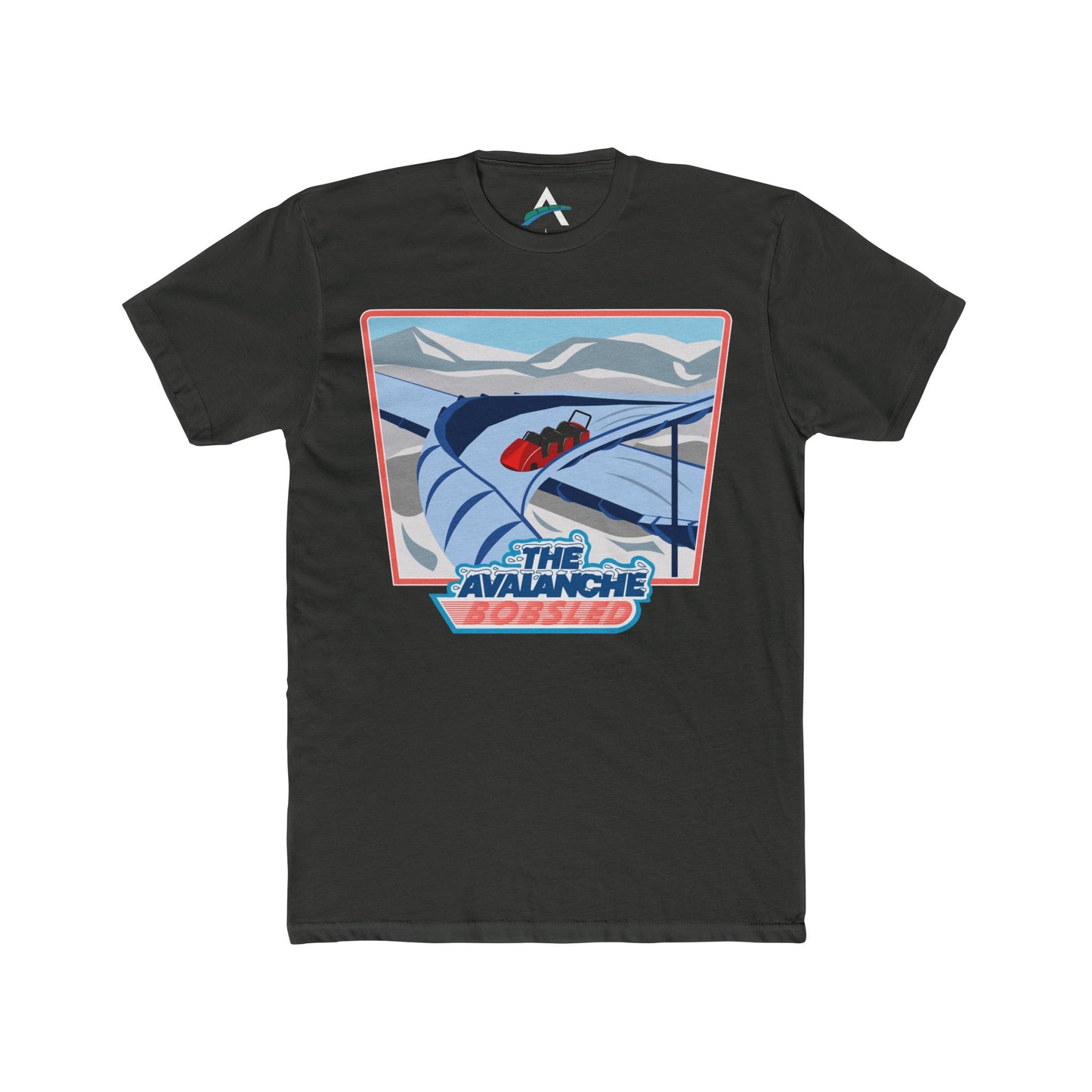 Avalanche Bobsled Retro Cotton Crew Tee
