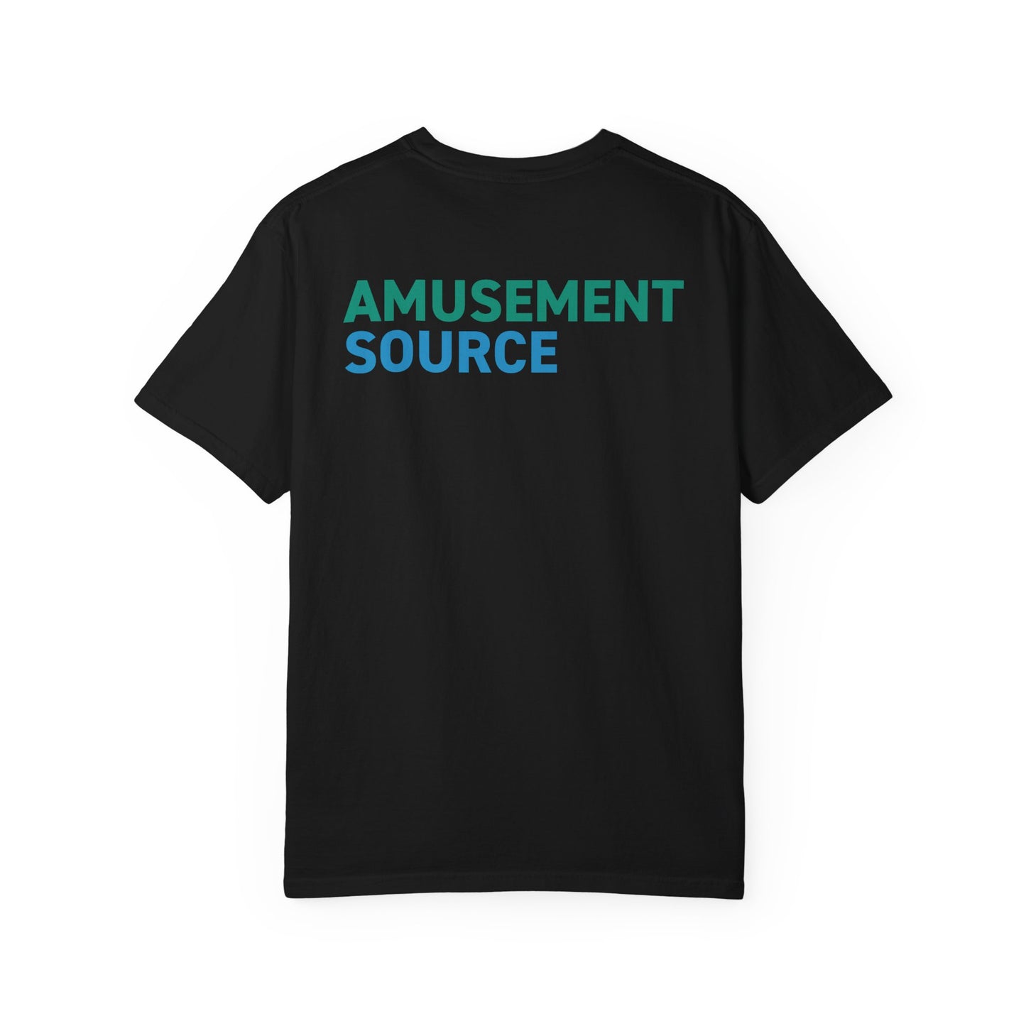 Amusement Source Front/Back Unisex Garment-Dyed T-Shirt