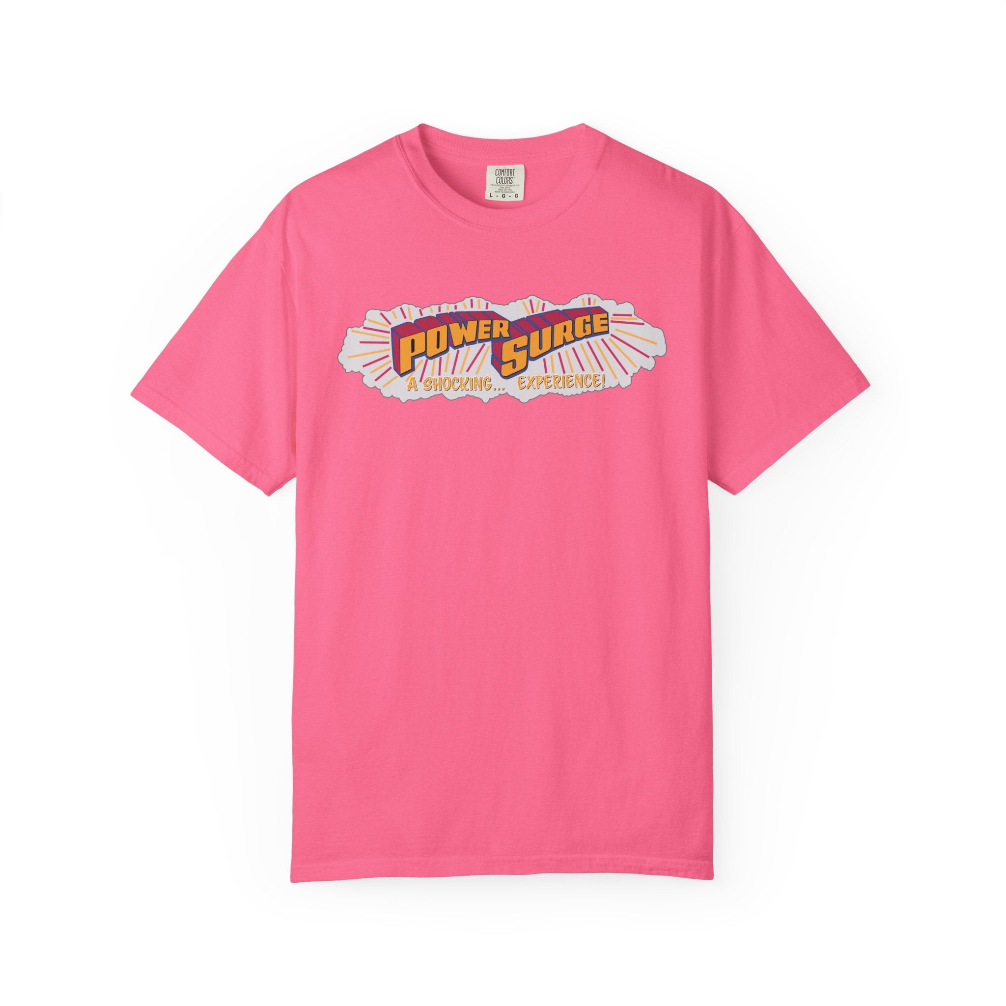 Power Surge Water Ride Retro Unisex Garment-Dyed T-Shirt