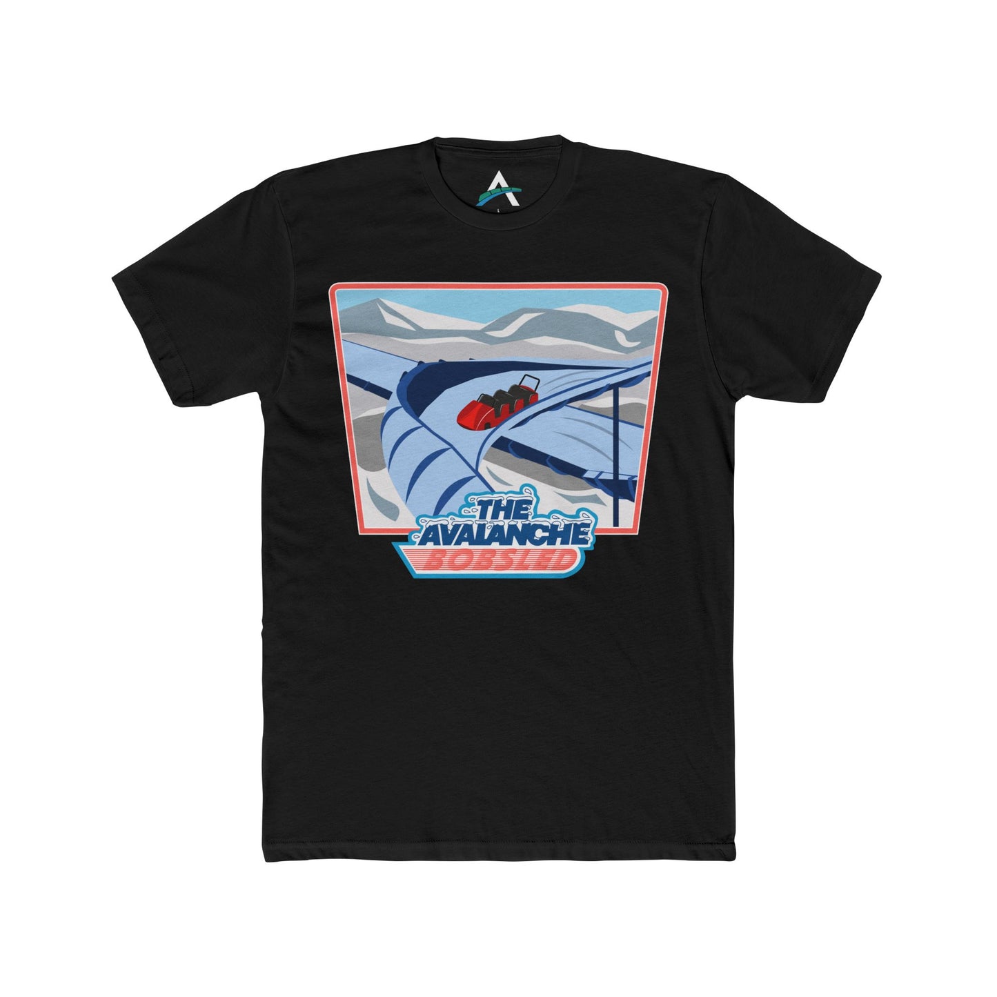 Avalanche Bobsled Retro Cotton Crew Tee