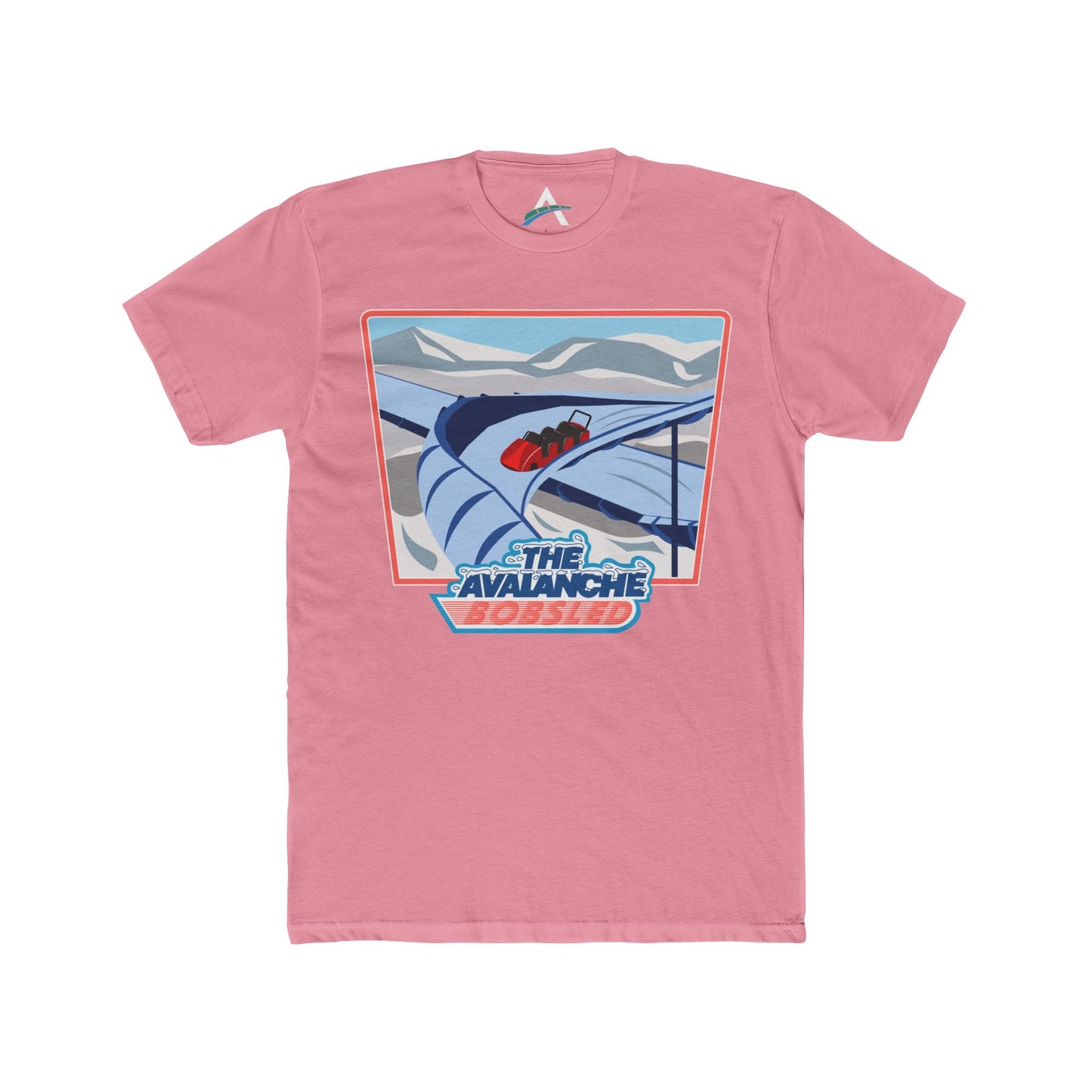 Avalanche Bobsled Retro Cotton Crew Tee