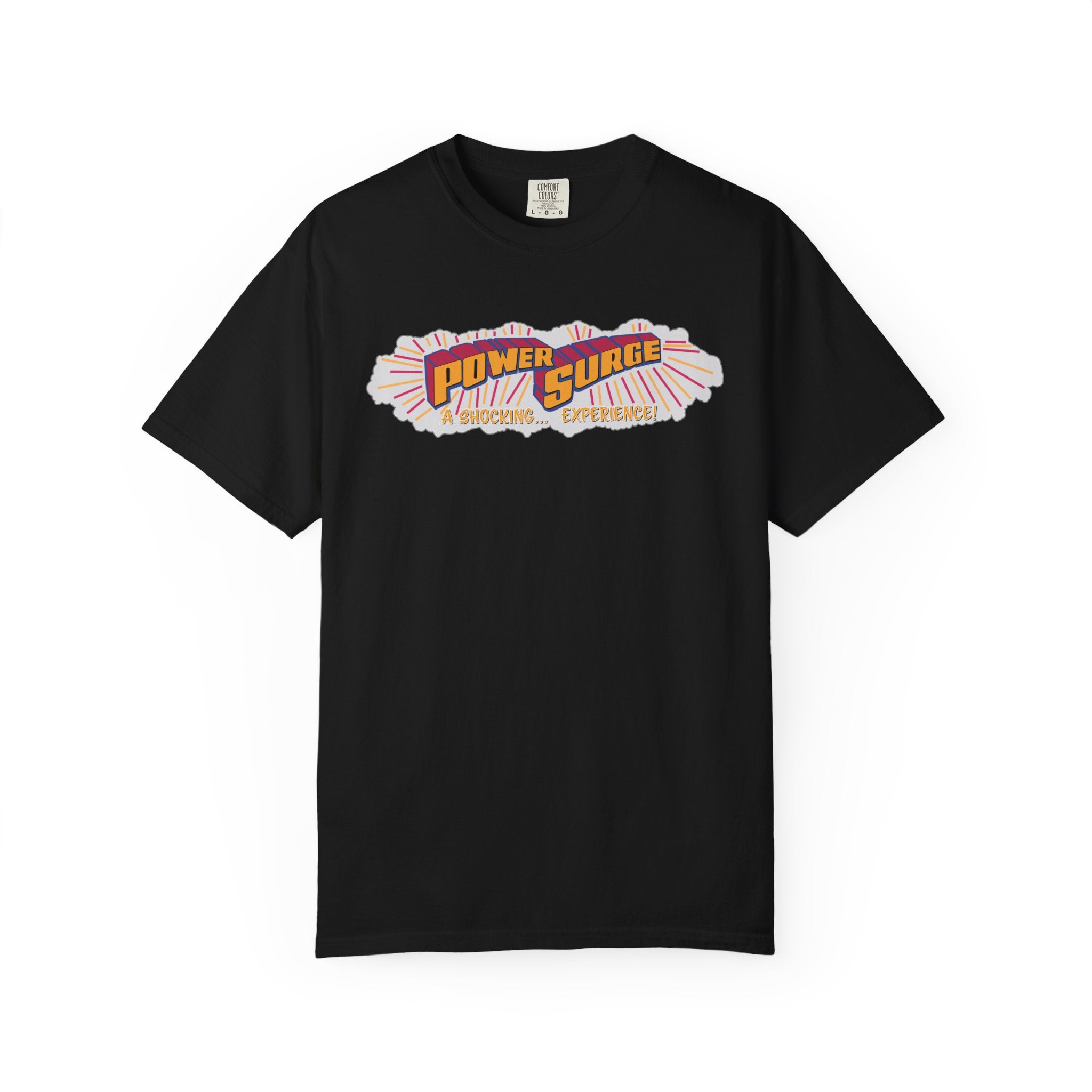 Power Surge Water Ride Retro Unisex Garment-Dyed T-Shirt