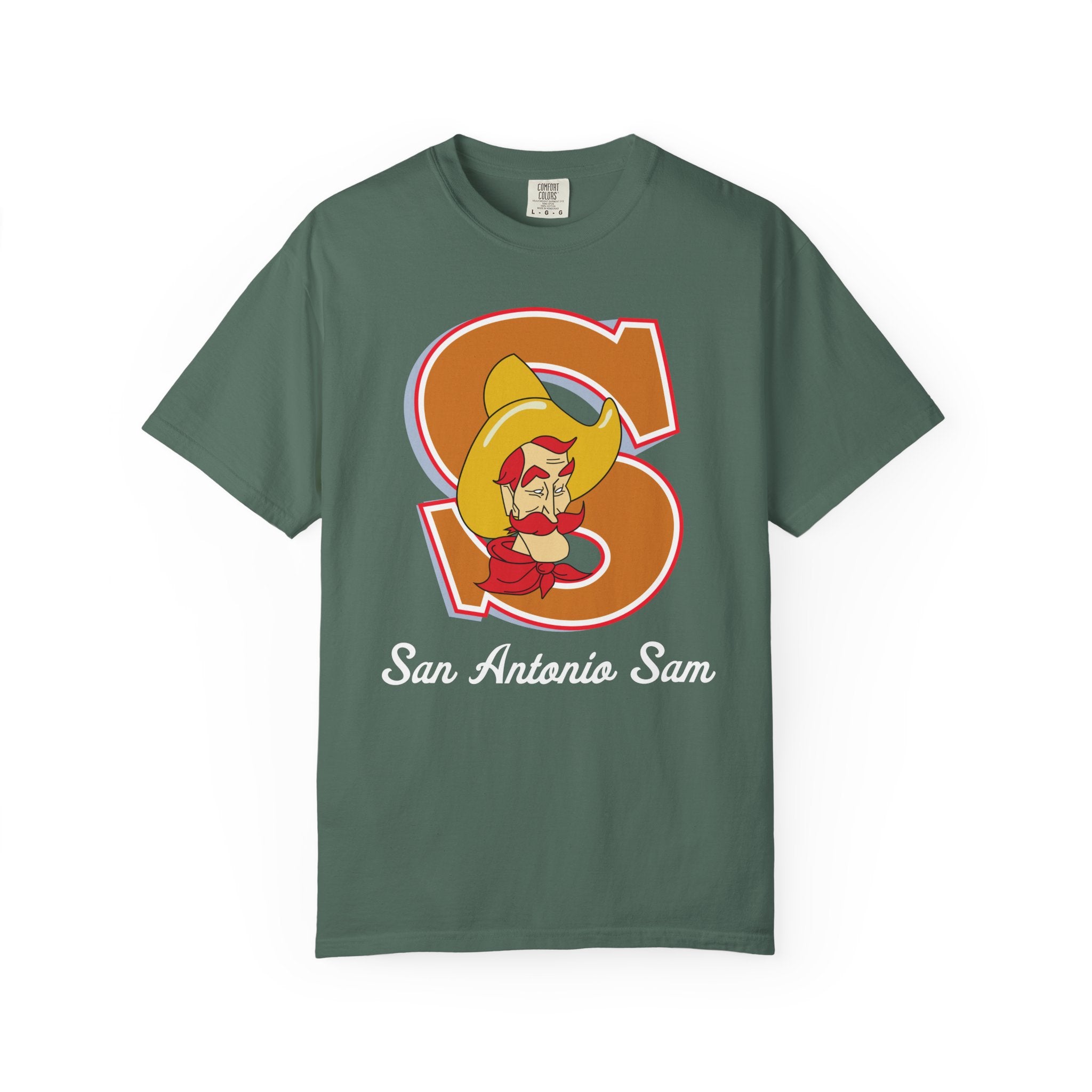 "San Antonio Sam" Retro Unisex Garment-Dyed T-Shirt