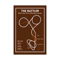 The Rattler - Six Flags Fiesta Texas Coaster Poster