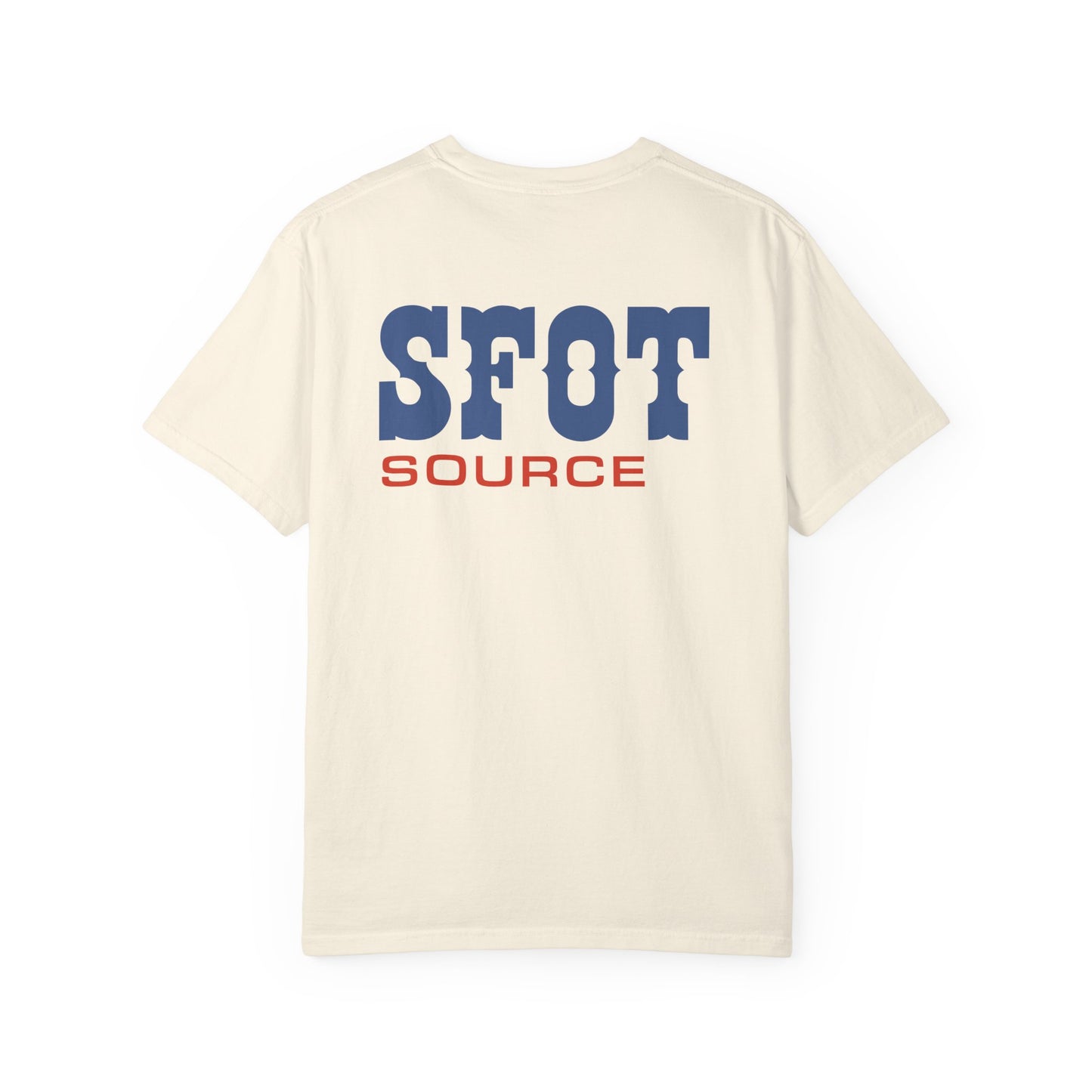 SFOT Source Front/Back Unisex Garment-Dyed T-Shirt