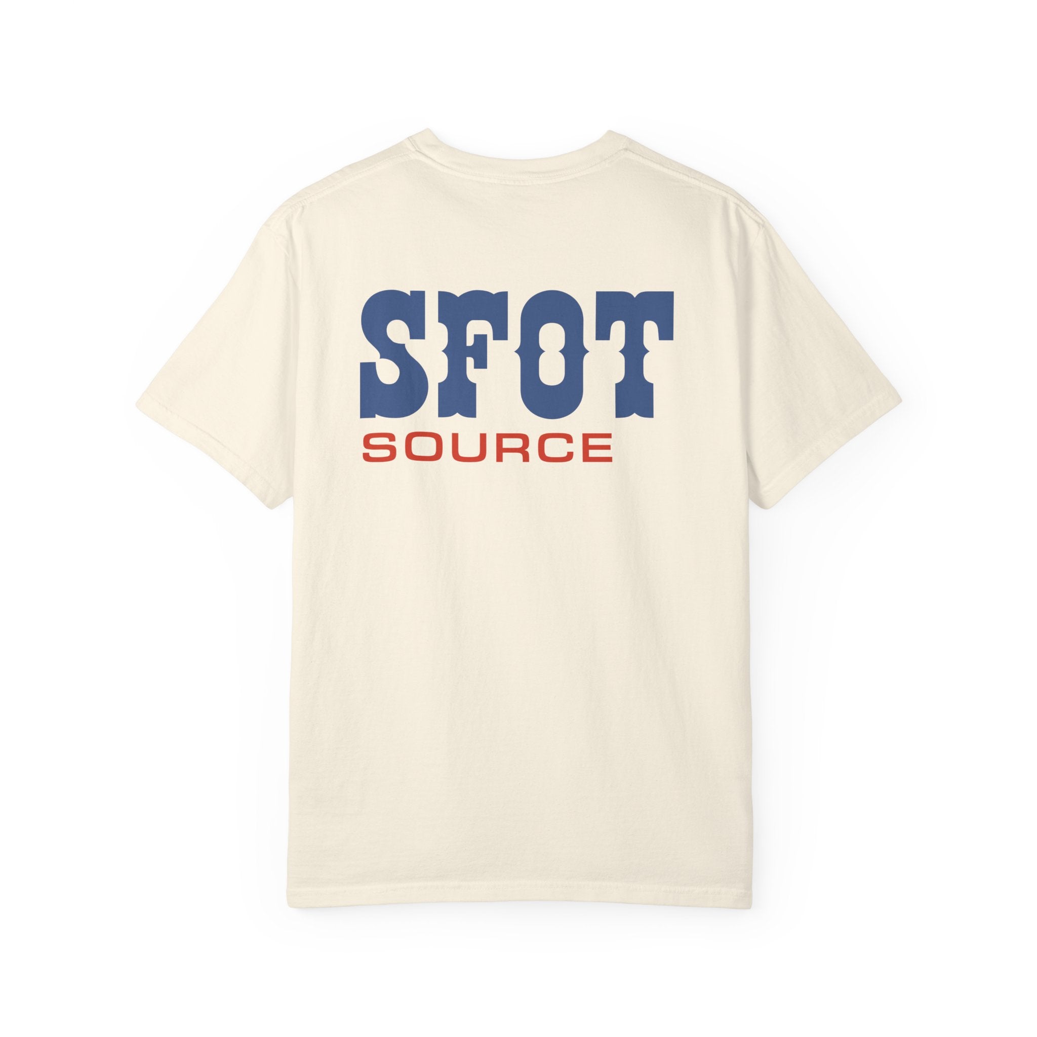 SFOT Source Front/Back Unisex Garment-Dyed T-Shirt