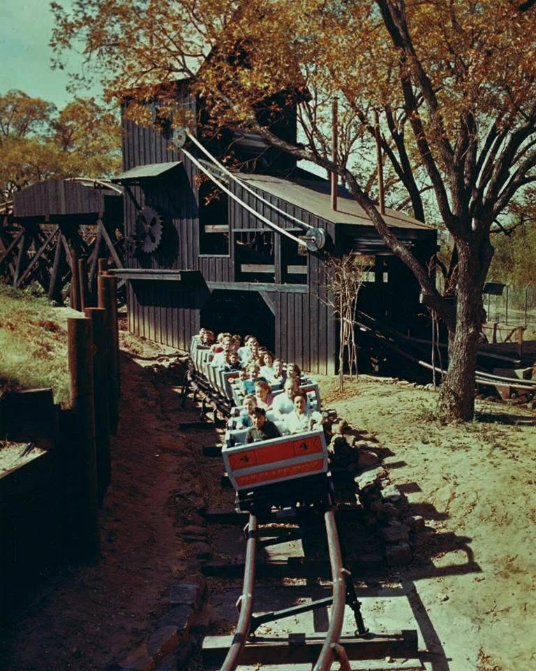 Runaway Mine Train - Six Flags Over Texas Coaster Poster