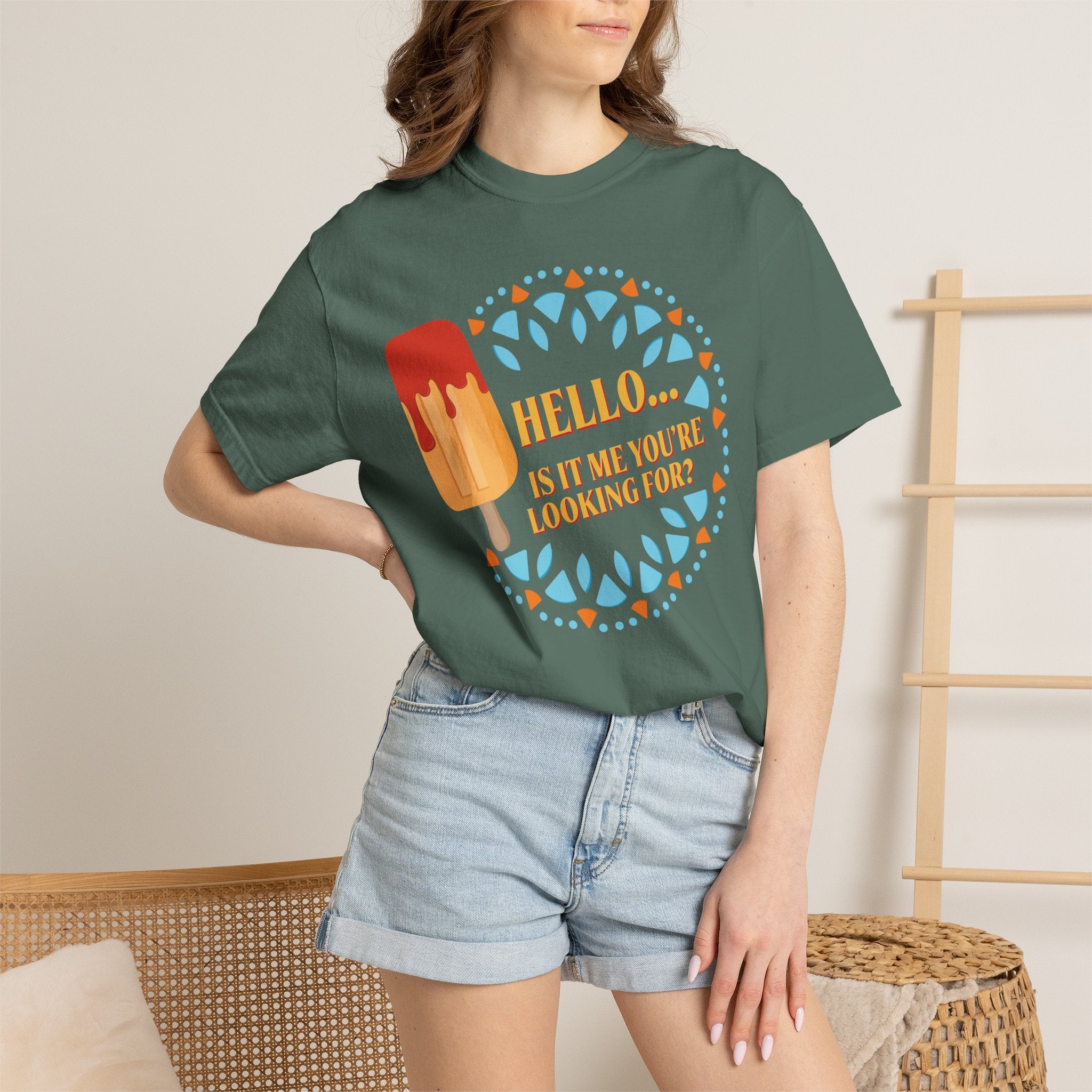 The Elusive Mango Pop Unisex Garment-Dyed T-Shirt
