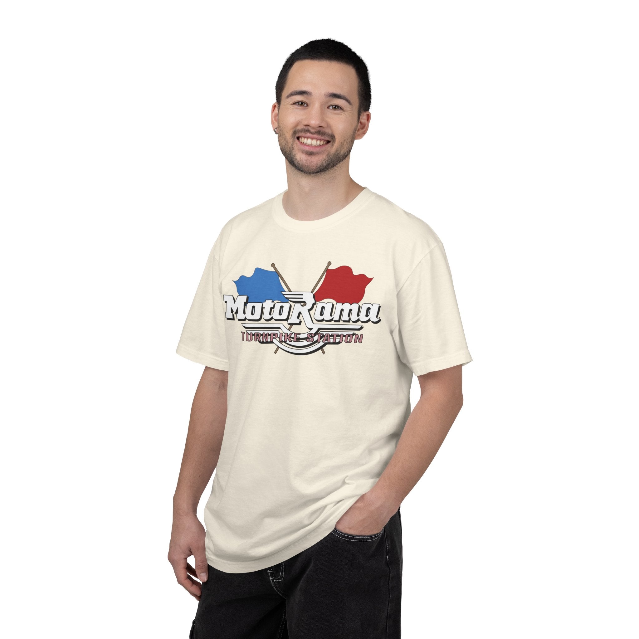 MotoRama Turnpike Ride Retro Unisex Garment-Dyed T-Shirt