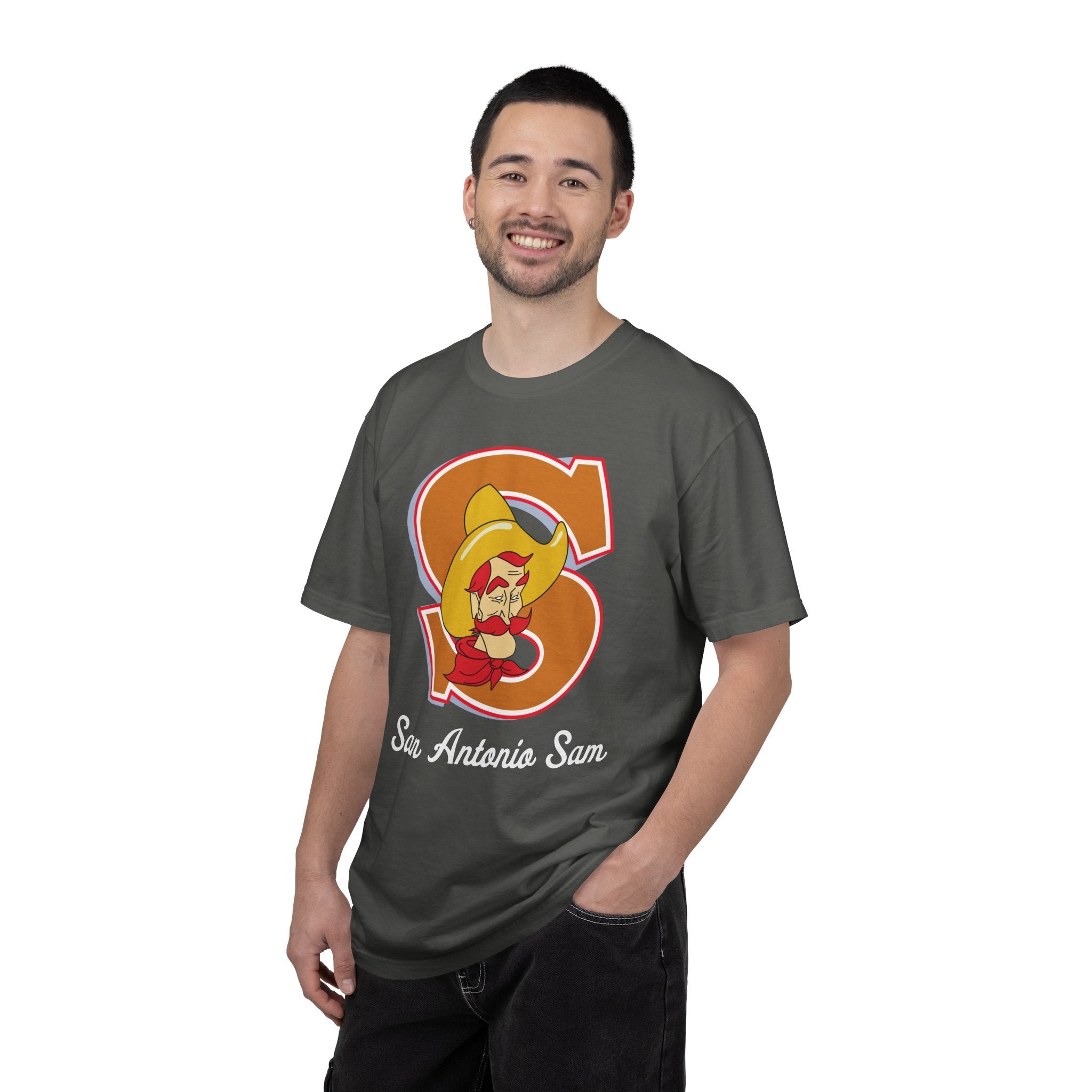 "San Antonio Sam" Retro Unisex Garment-Dyed T-Shirt